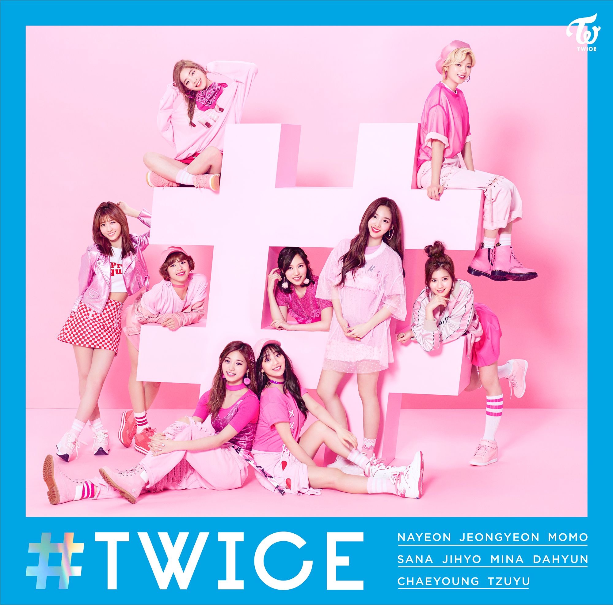 #TWICE - EP album cover