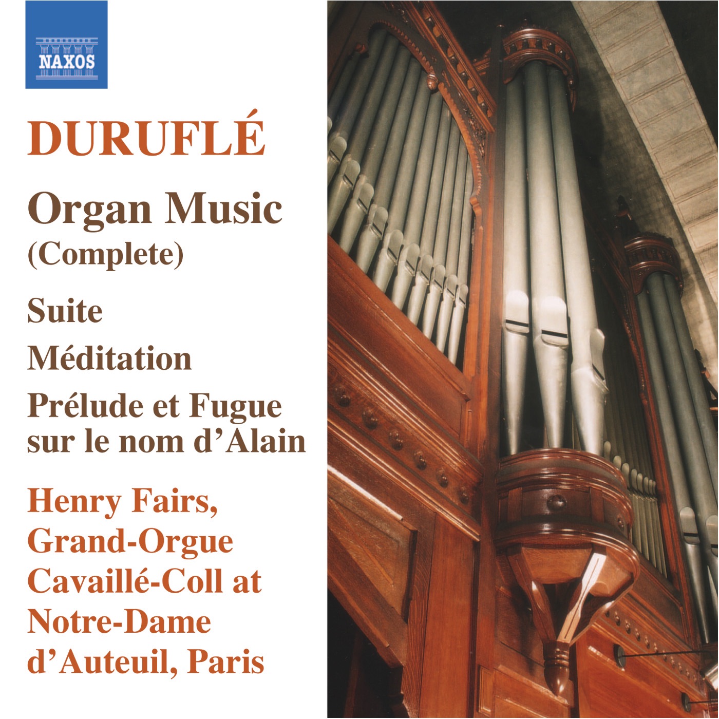 Duruflé: Organ Music (Complete) album cover