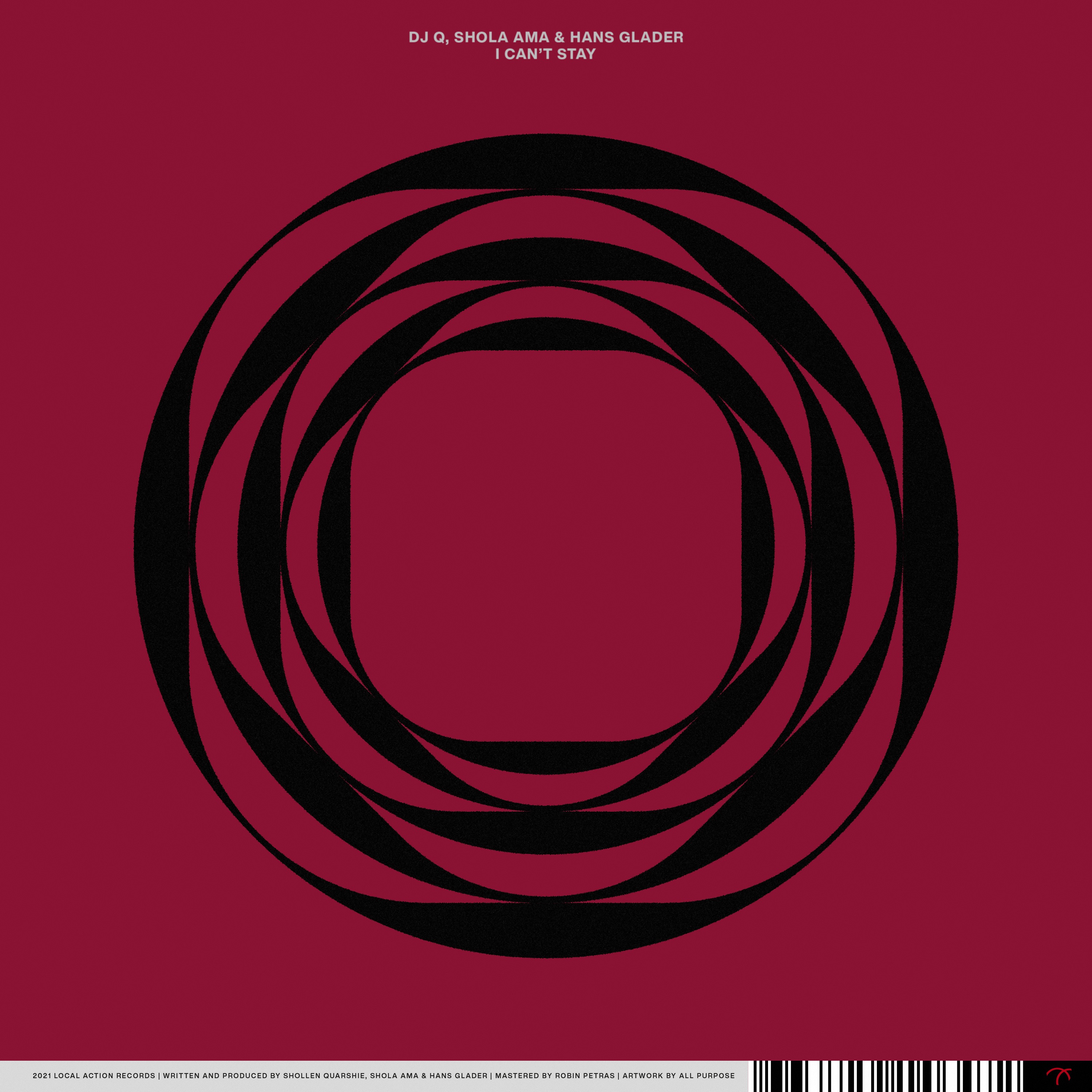 I Can't Stay - Single album cover