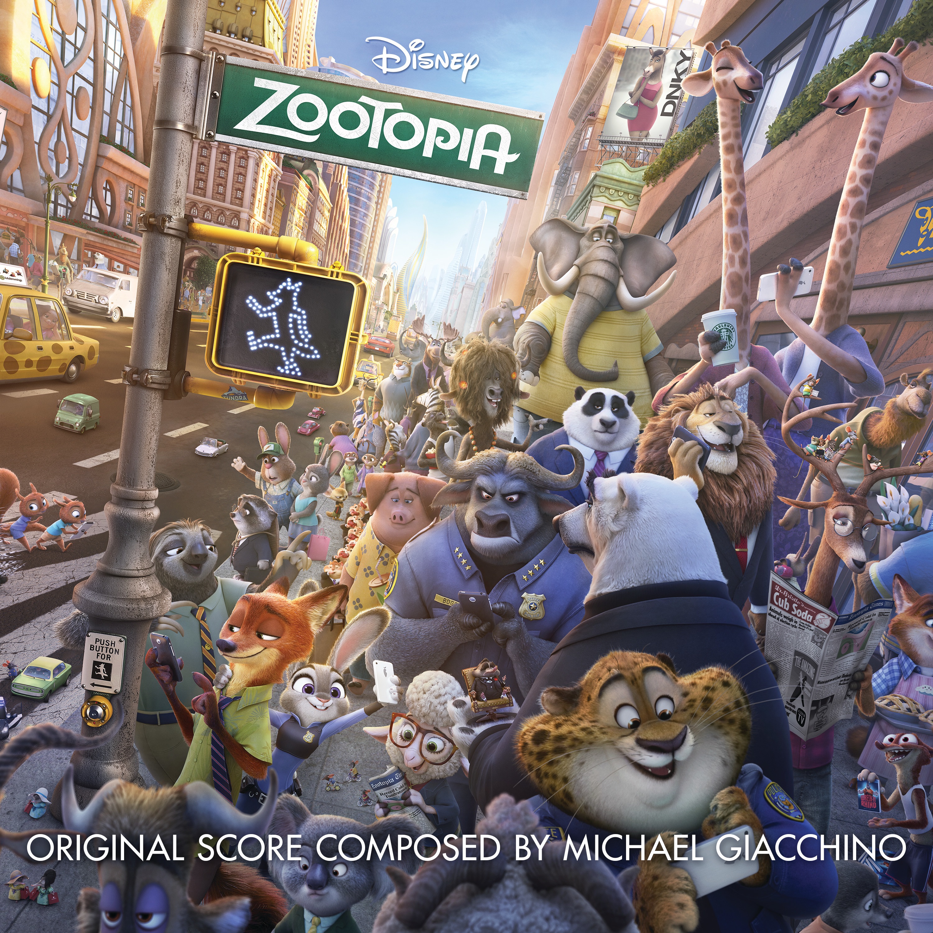 Zootopia (Original Motion Picture Soundtrack) album cover