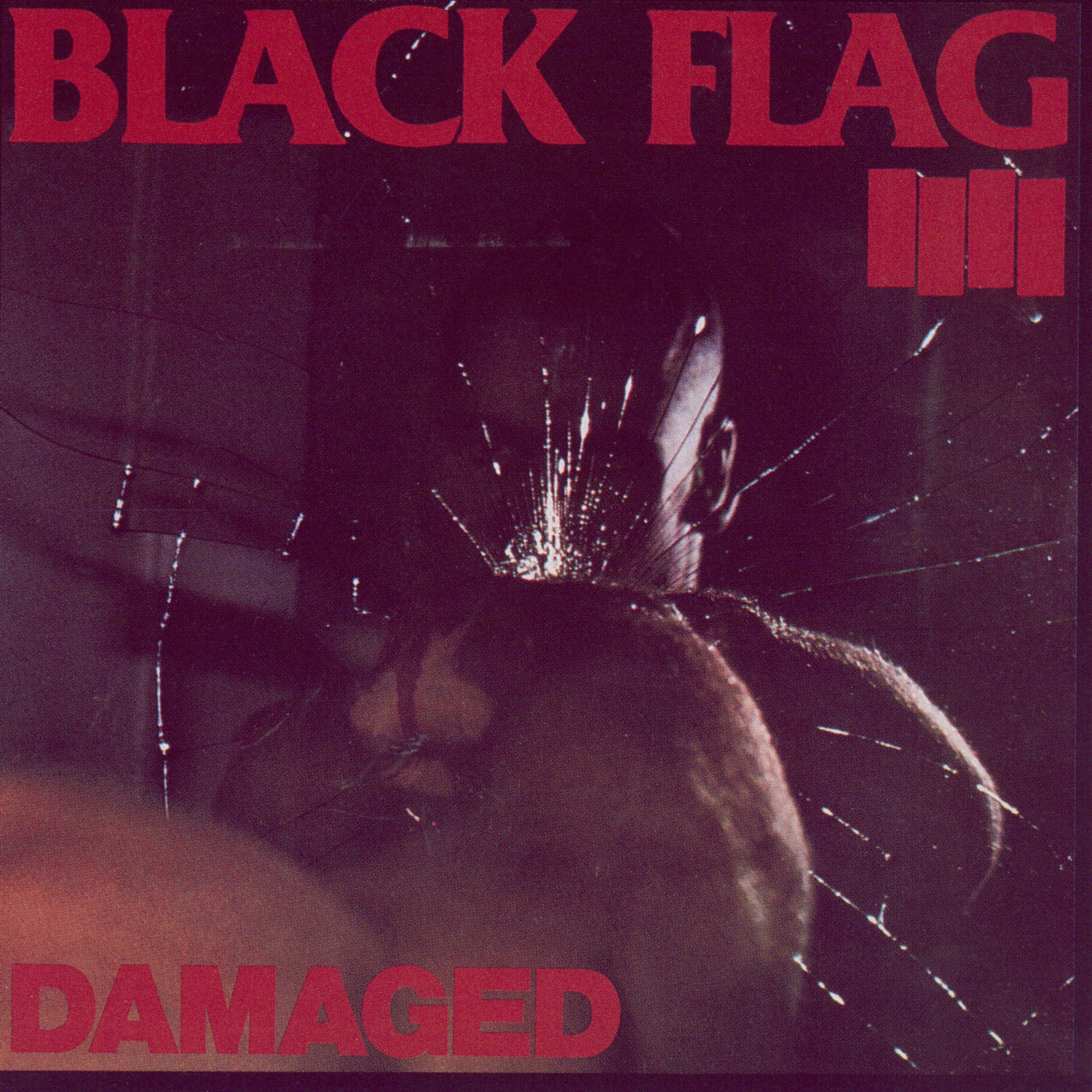 Damaged album cover