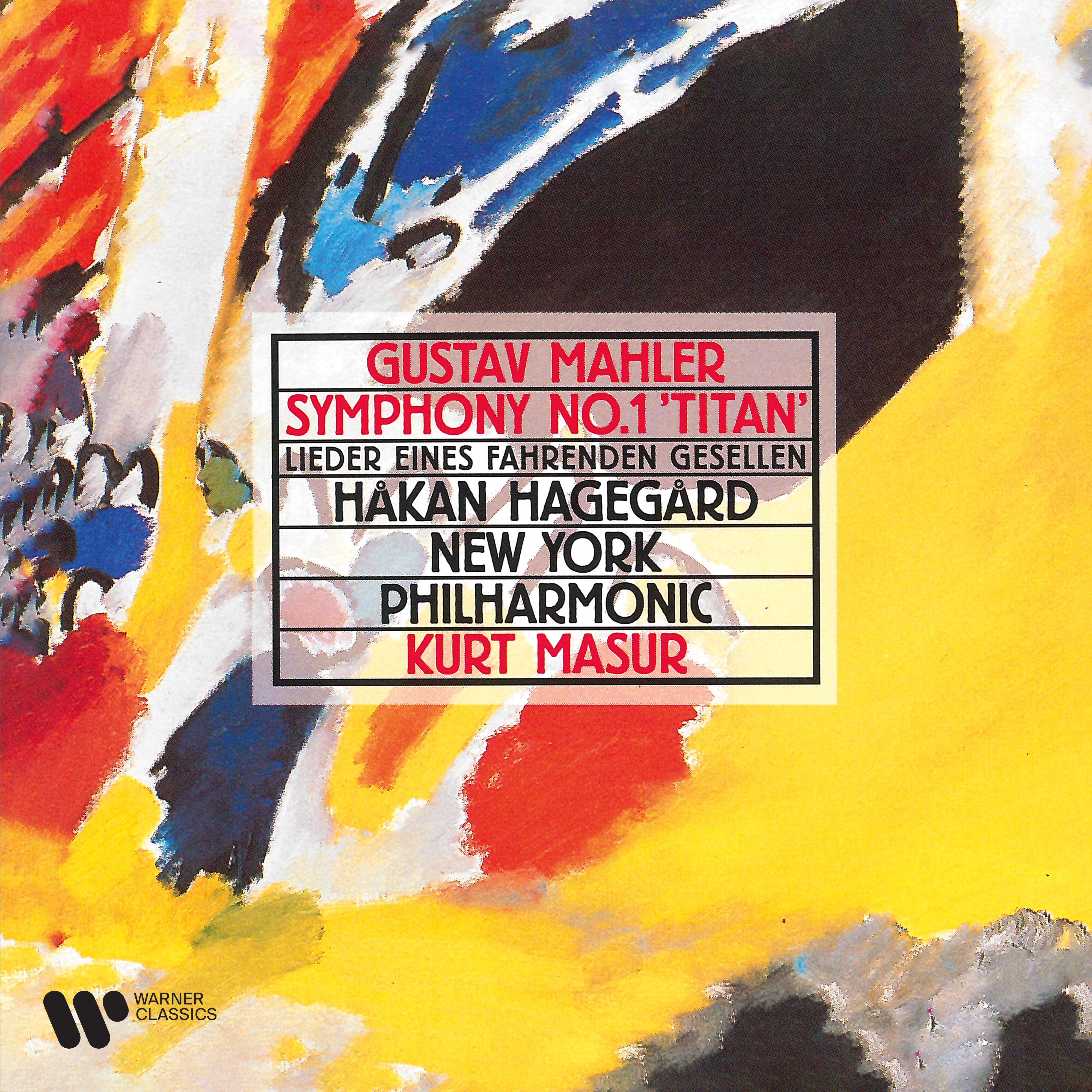 Mahler: Symphony No. 1 "Titan" & Lieder eines fahrenden Gesellen album cover