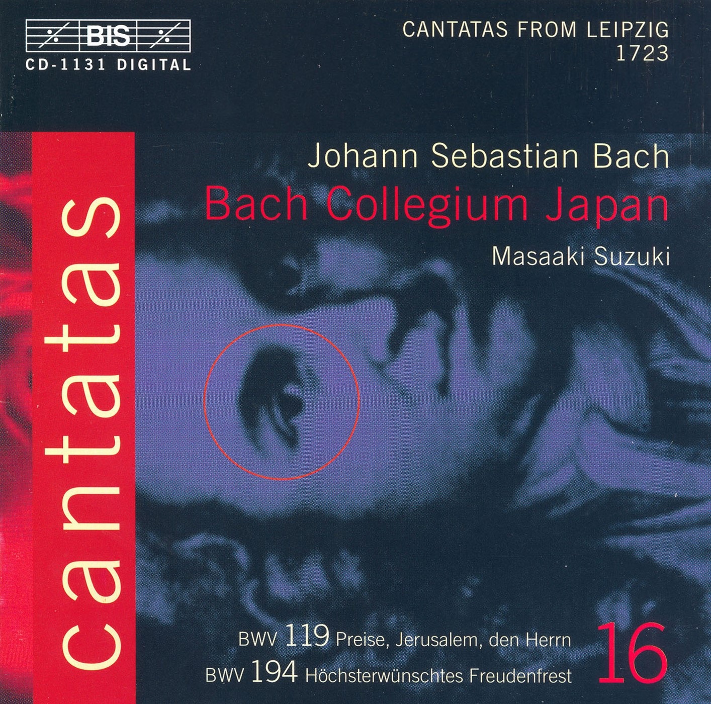 Bach, J.S.: Cantatas, Vol. 16  - Bwv 119, 194 album cover