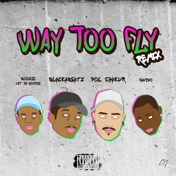 Way Too Fly (Remix) [feat. Davido & A Boogie Wit Da Hoodie] - Single album cover