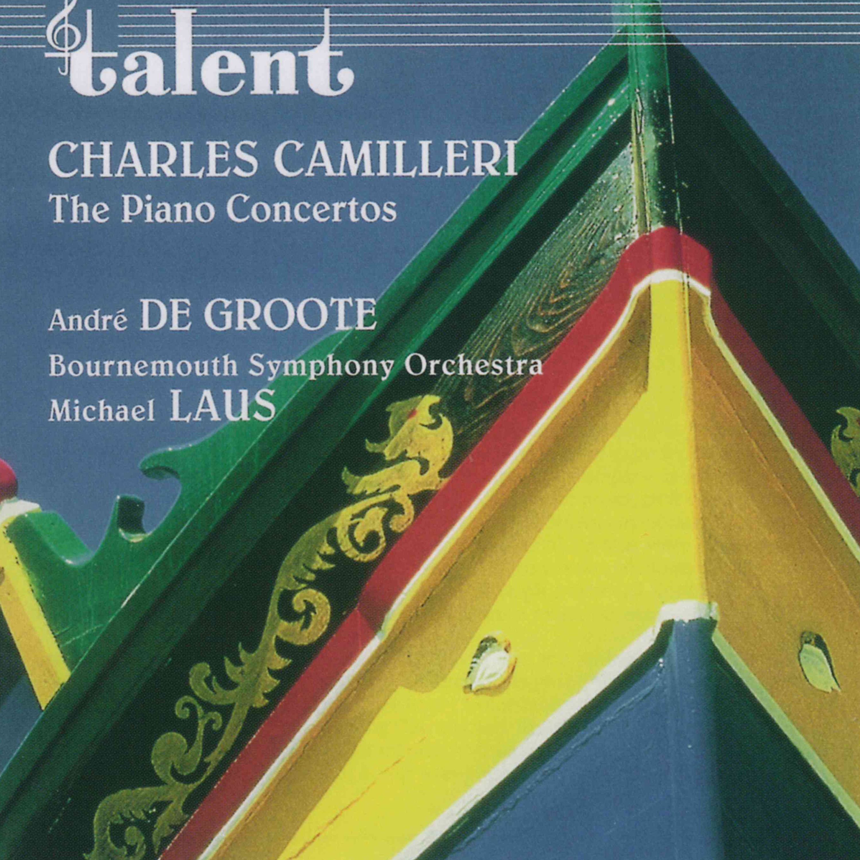 Camilleri: the Piano Concertos album cover