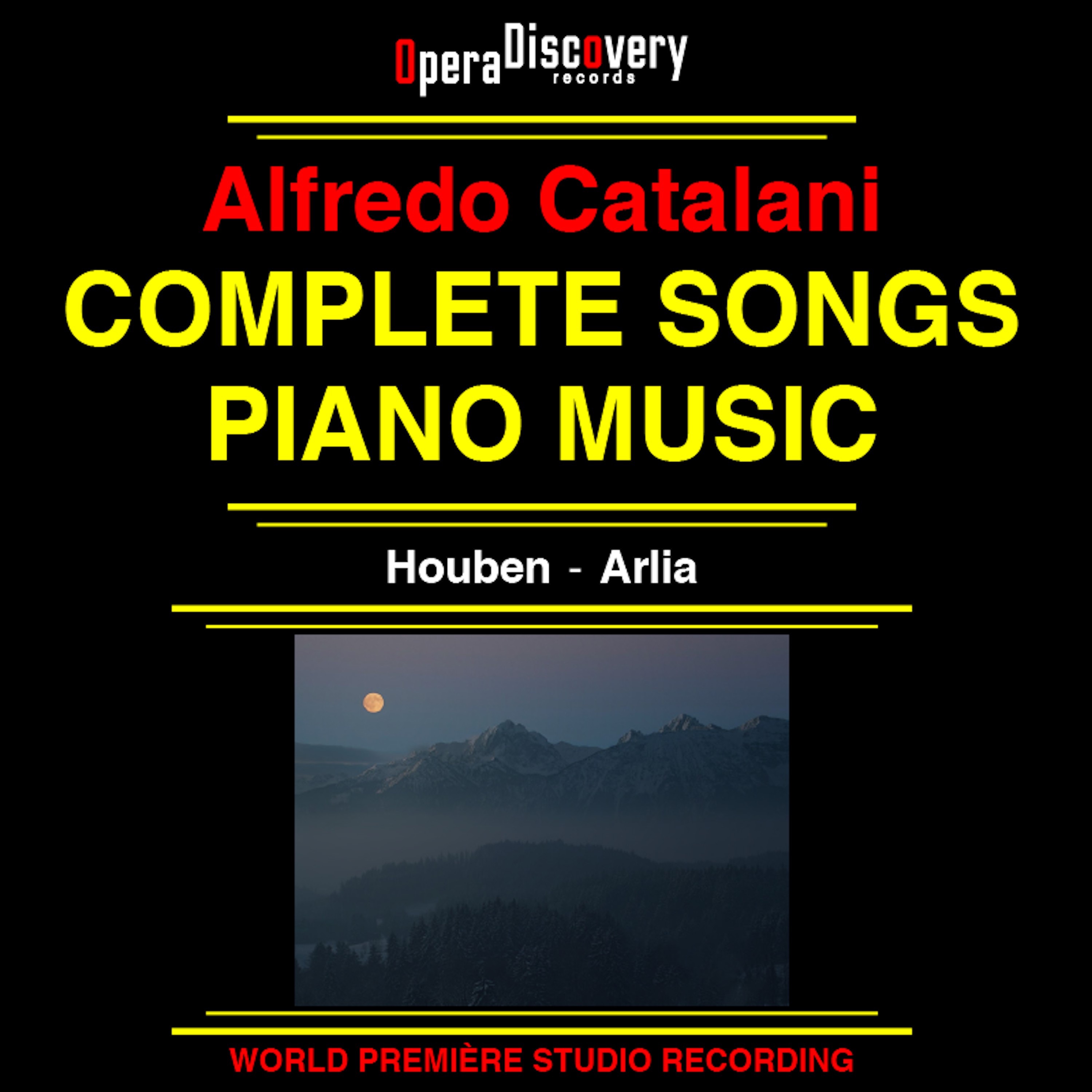 Alfredo Catalani - Complete Songs Piano Music album cover
