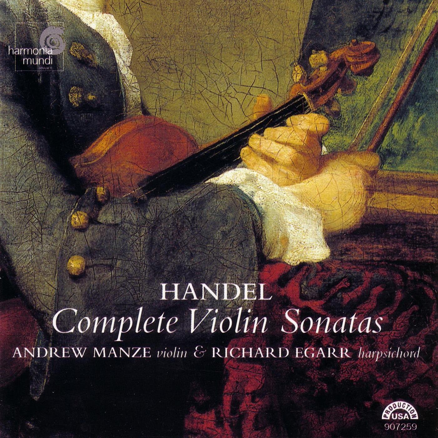 Handel: Complete Violin Sonatas album cover