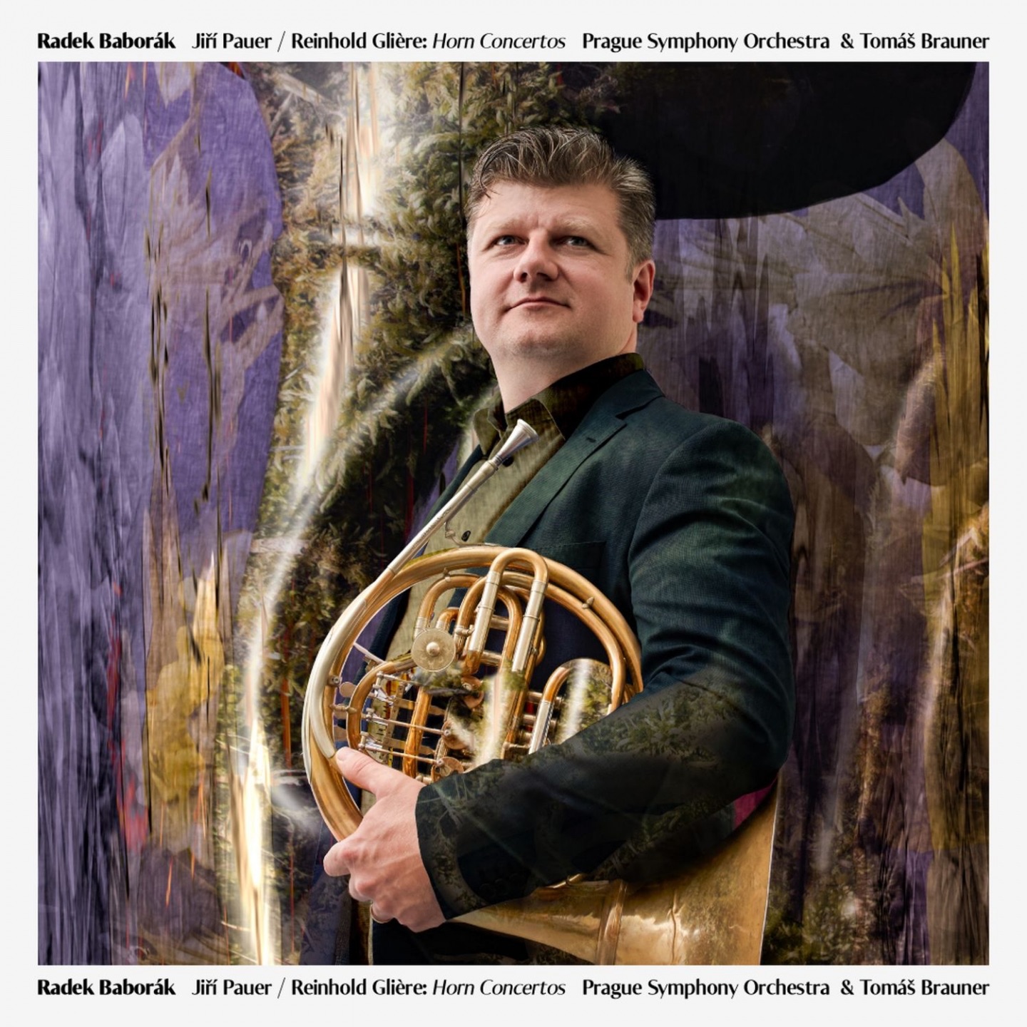Pauer, Glière: Horn Concertos album cover