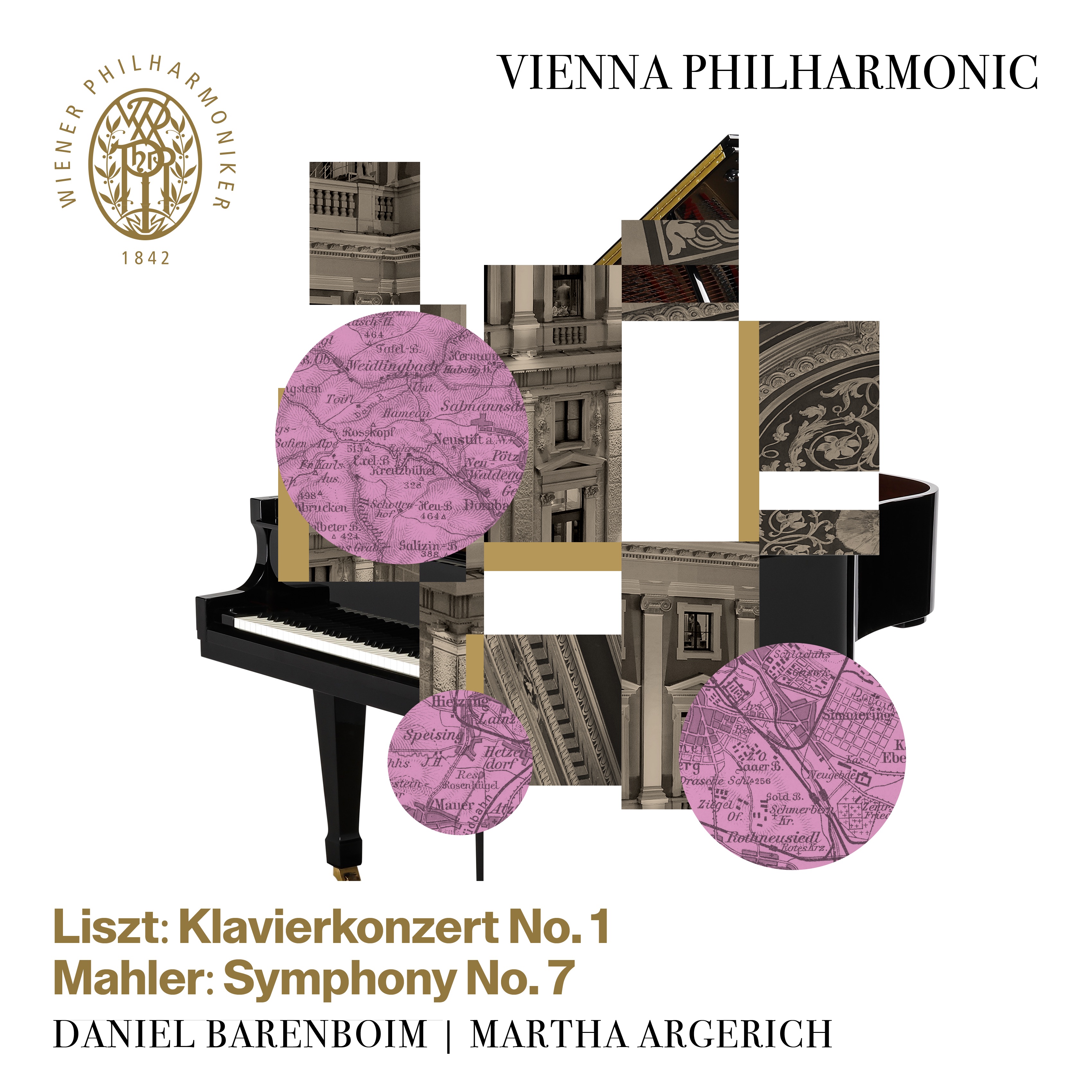 Liszt: Klavierkonzert No. 1 - Mahler: Symphony No. 7 (Live) album cover