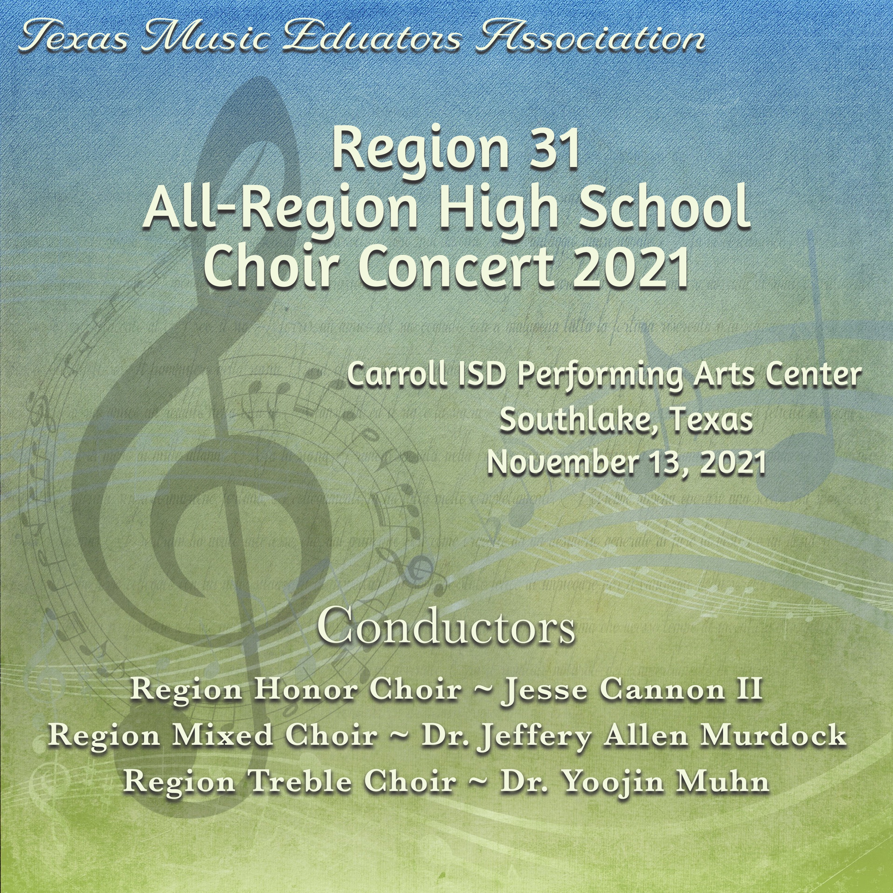 Texas Music Educators Association Region 31 High School Choirs 2021 album cover