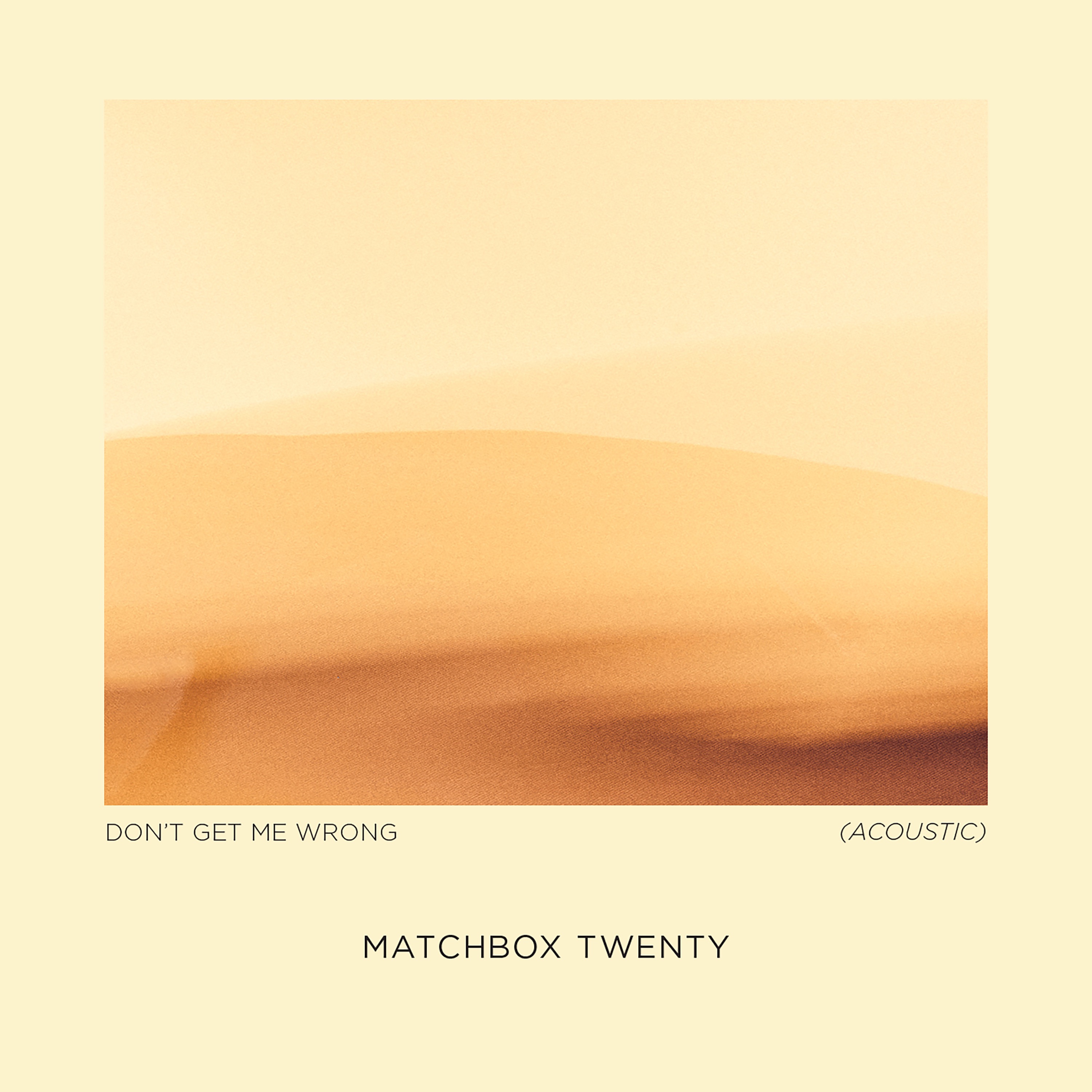 Don't Get Me Wrong (Acoustic) - Single album cover