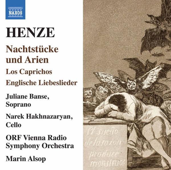 Henze: Nachtstücke und Arien, Los caprichos & Englische Liebeslieder album cover