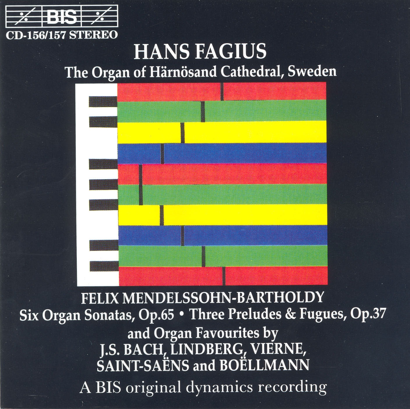 Mendelssohn / Bach / Saint-Saens / Boellmann / Lindberg / Vierne: Organ Music album cover