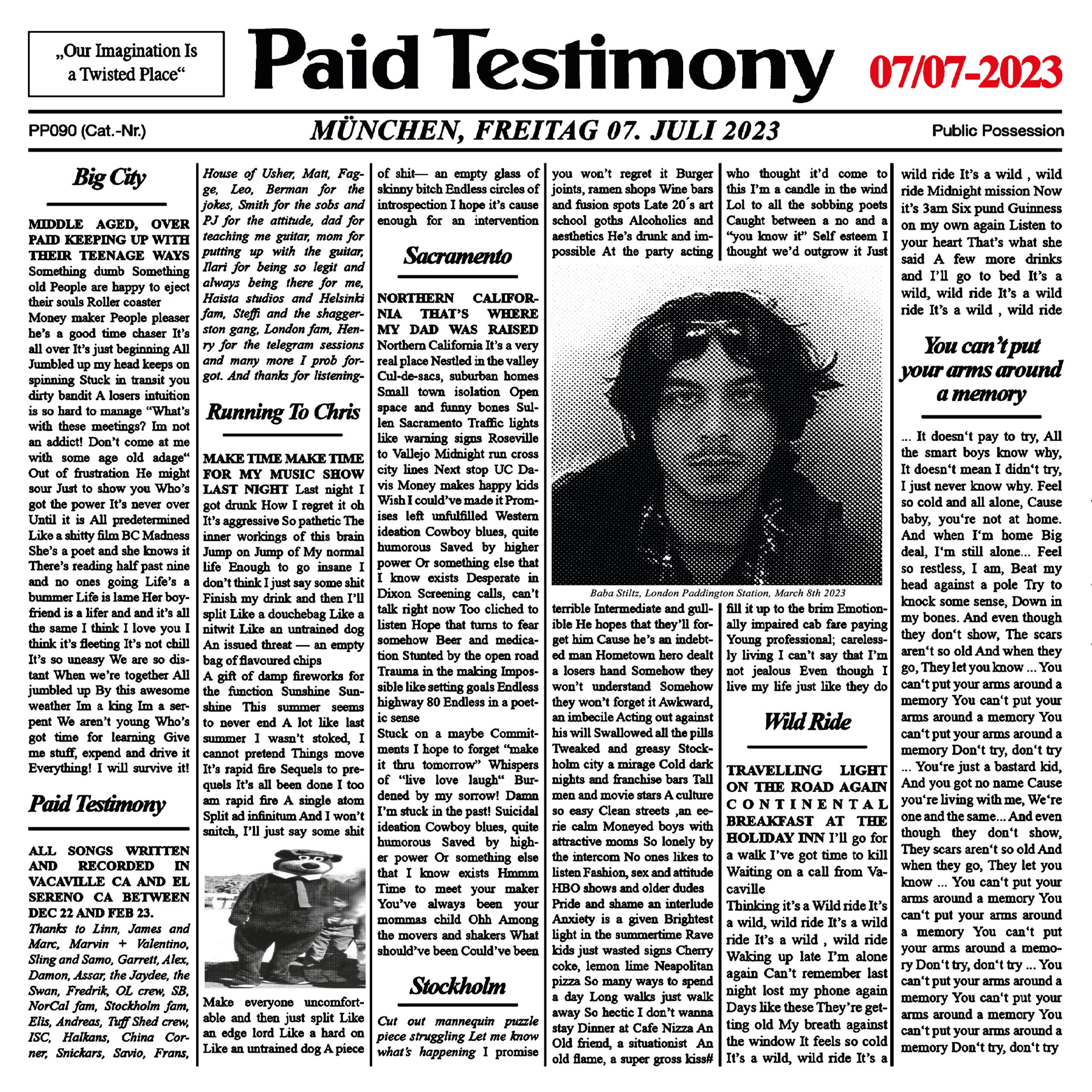 Paid Testimony album cover