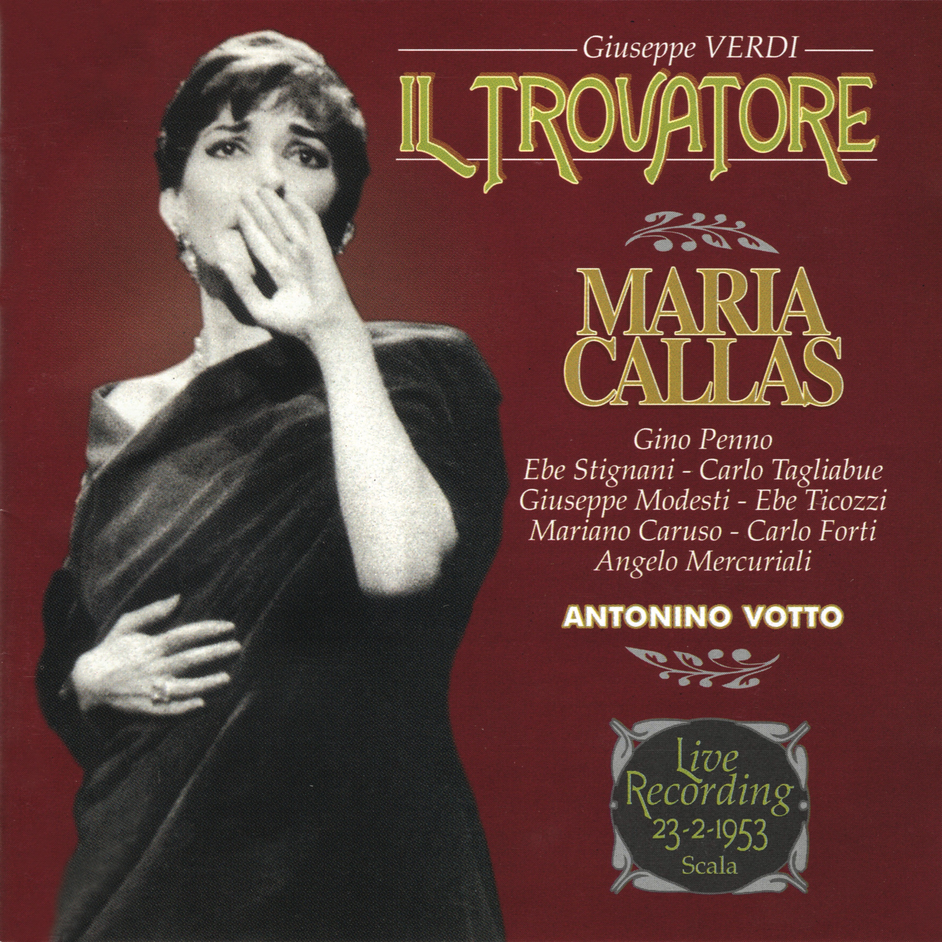 Giuseppe Verdi: Il Trovatore (Live in Milan, La Scala, 23 February 1953) album cover