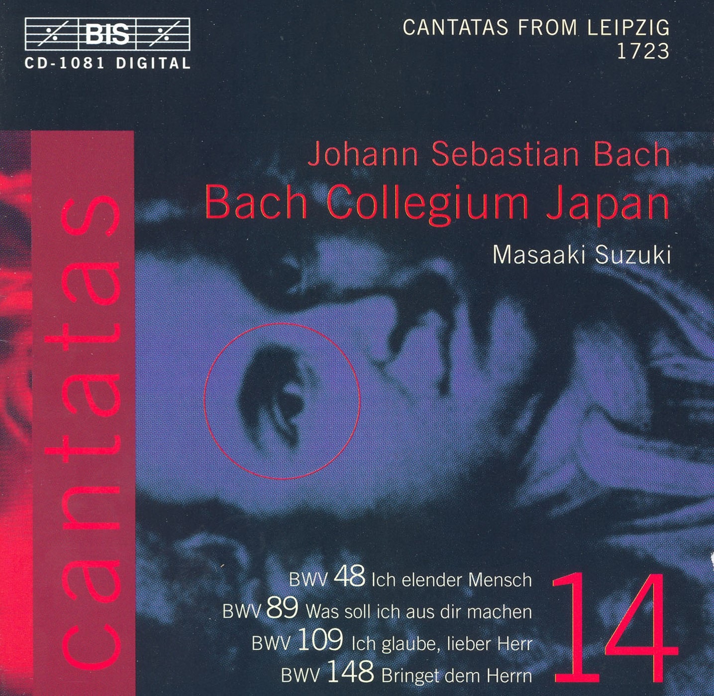 Bach, J.S.: Cantatas, Vol. 14  - Bwv 48, 89, 109, 148 album cover