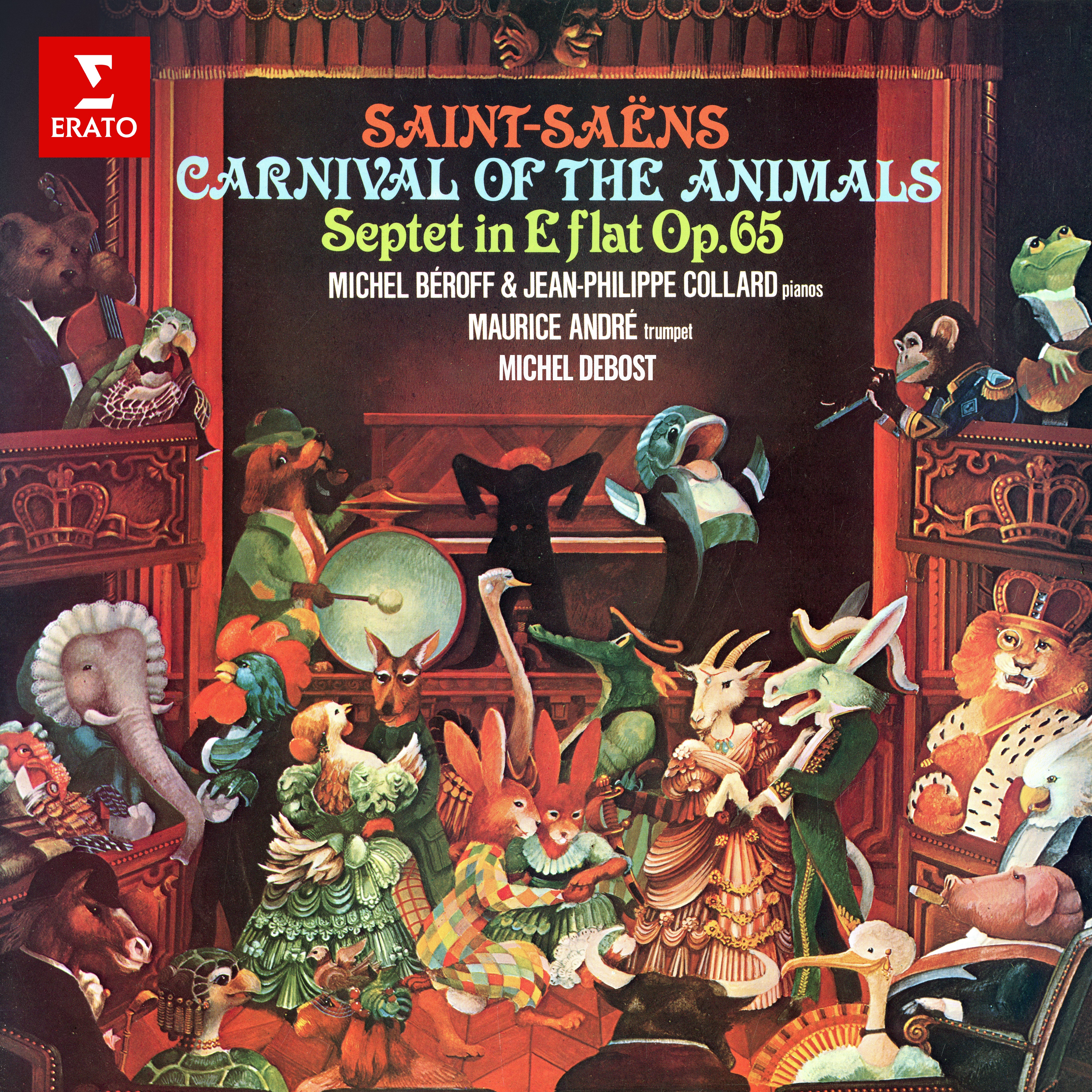 Saint-Saëns: Carnival of the Animals & Septet, Op. 65 album cover