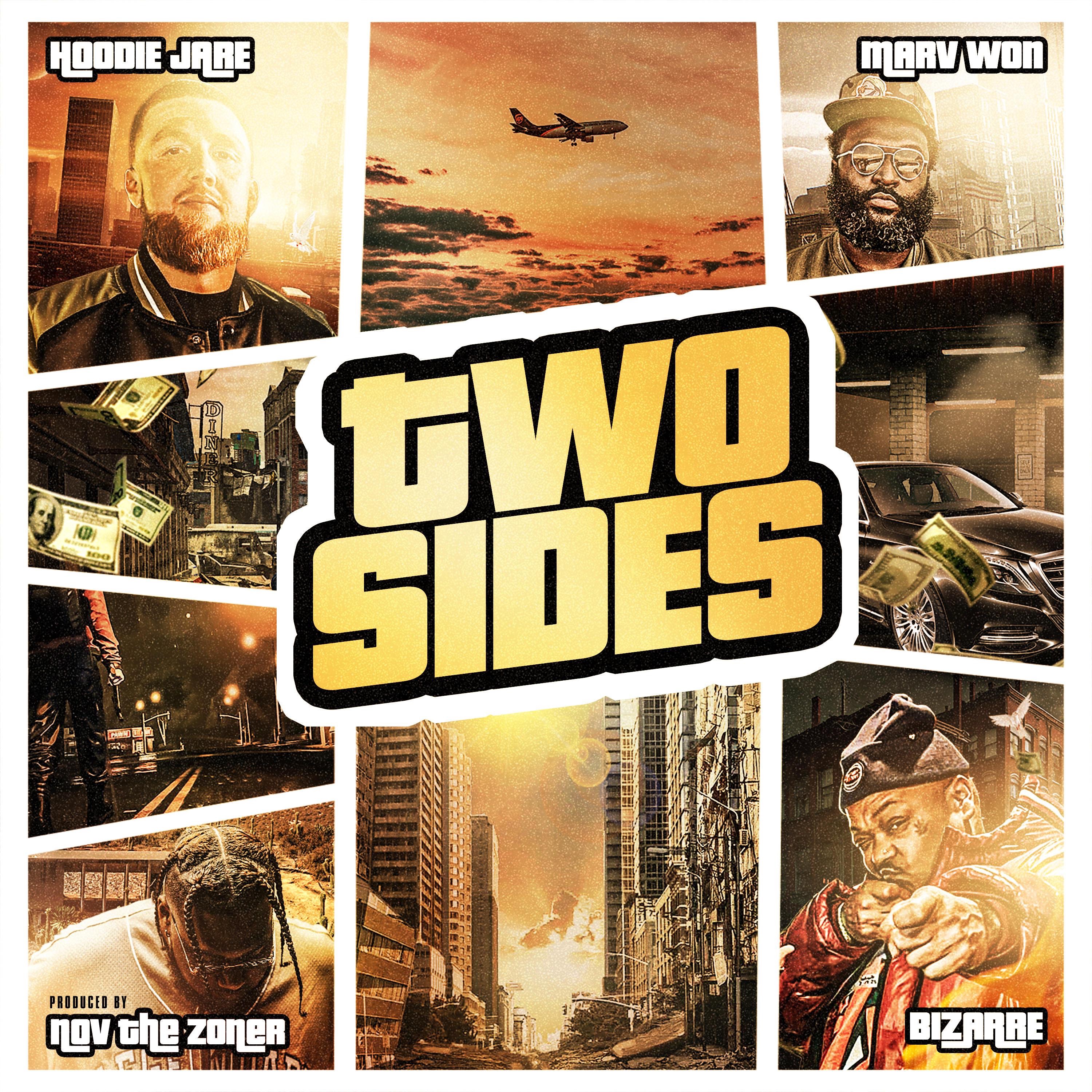 Two Sides (feat. NovTheZoner, Marv Won & Bizarre) - Single album cover
