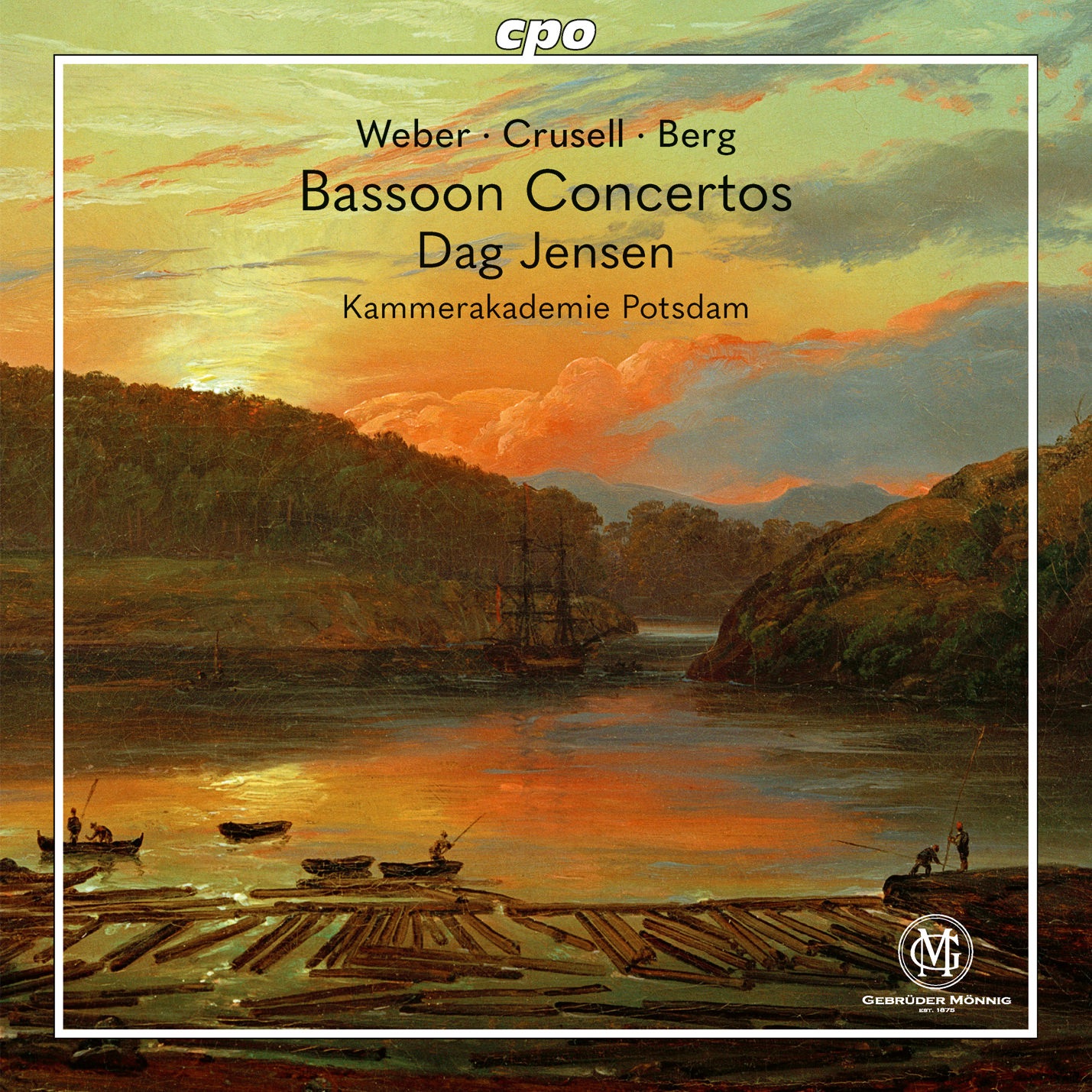 Weber, Crusell & Berg: Bassoon Concertos album cover