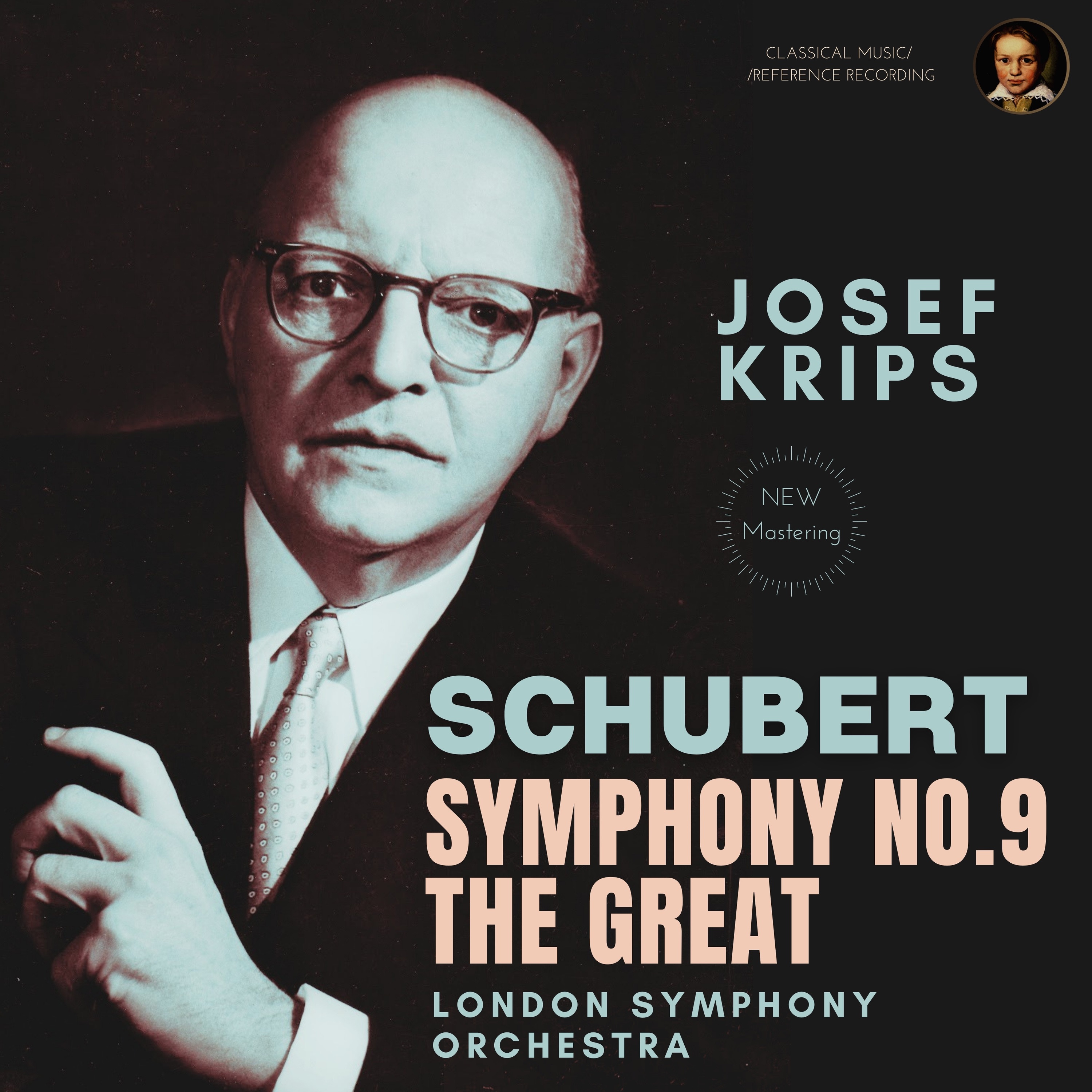 Schubert by Josef Krips: Symphony No. 9 in C Major D 944 "The great" album cover