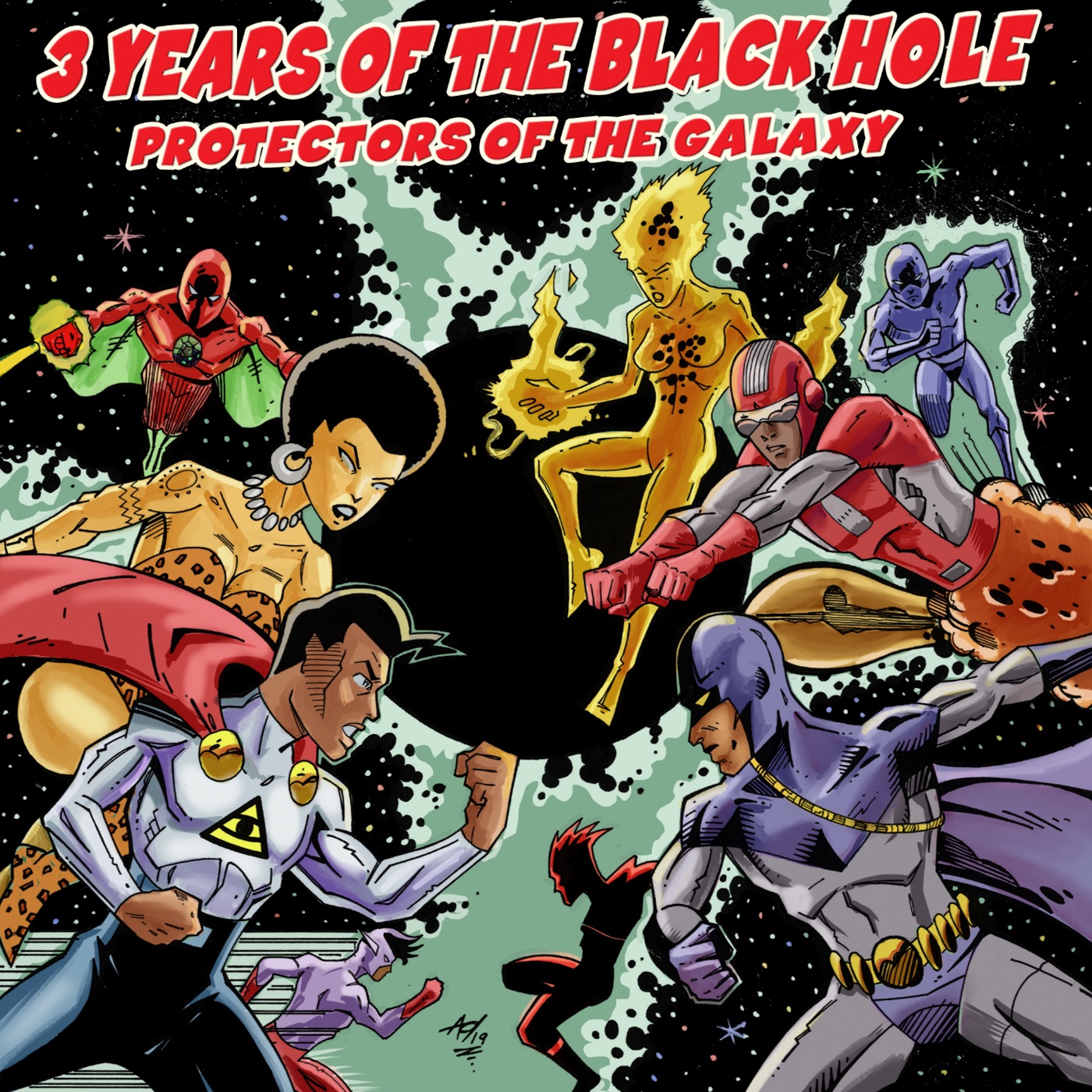 3 Years of the Black Hole: Protectors of the Galaxy album cover