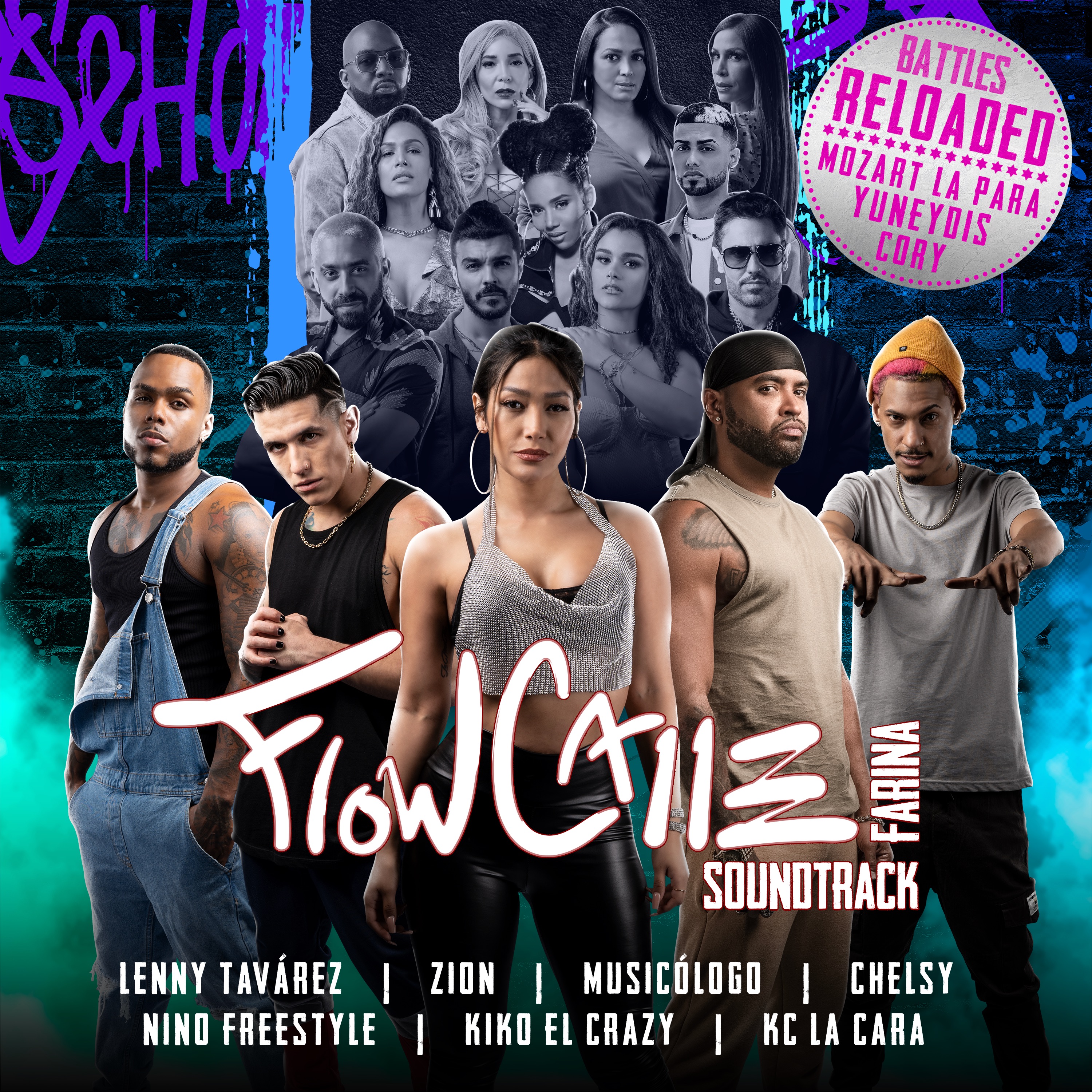 Flow Calle (Reloaded) [feat. Mozart La Para, Nino Freestyle, KC La Cara, Avatar Niggaa, Creasi el Cr album cover