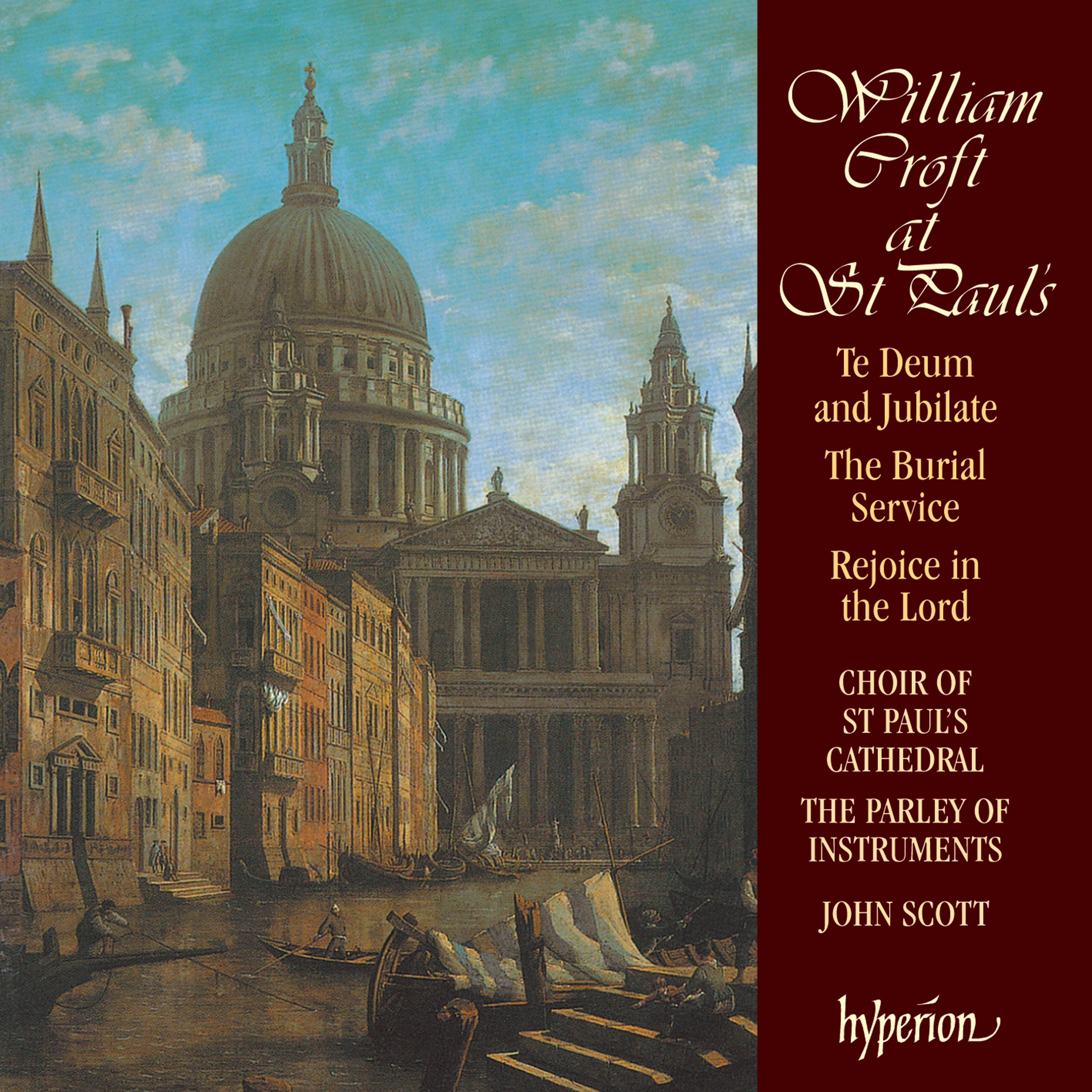 William Croft at St Paul's Cathedral (English Orpheus, Vol. 15) album cover