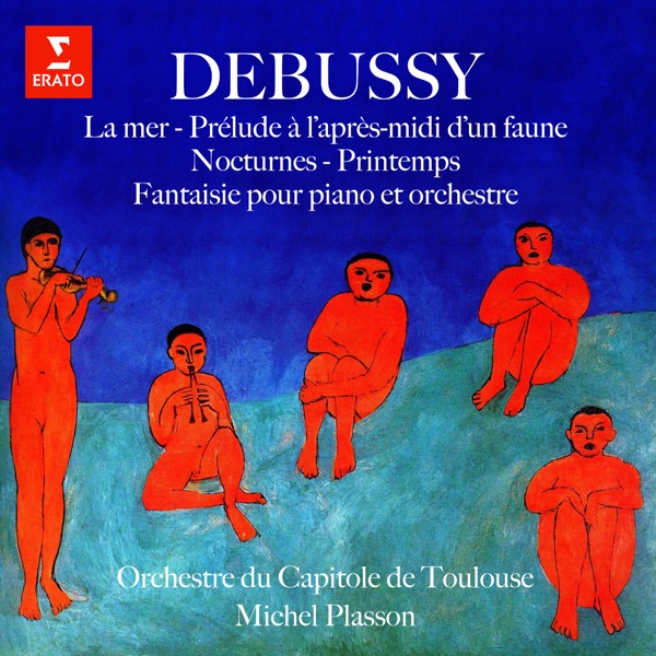 Debussy: La mer, Prélude à l'après-midi d'un faune, Nocturnes, Printemps & Fantaisie pour piano et o album cover