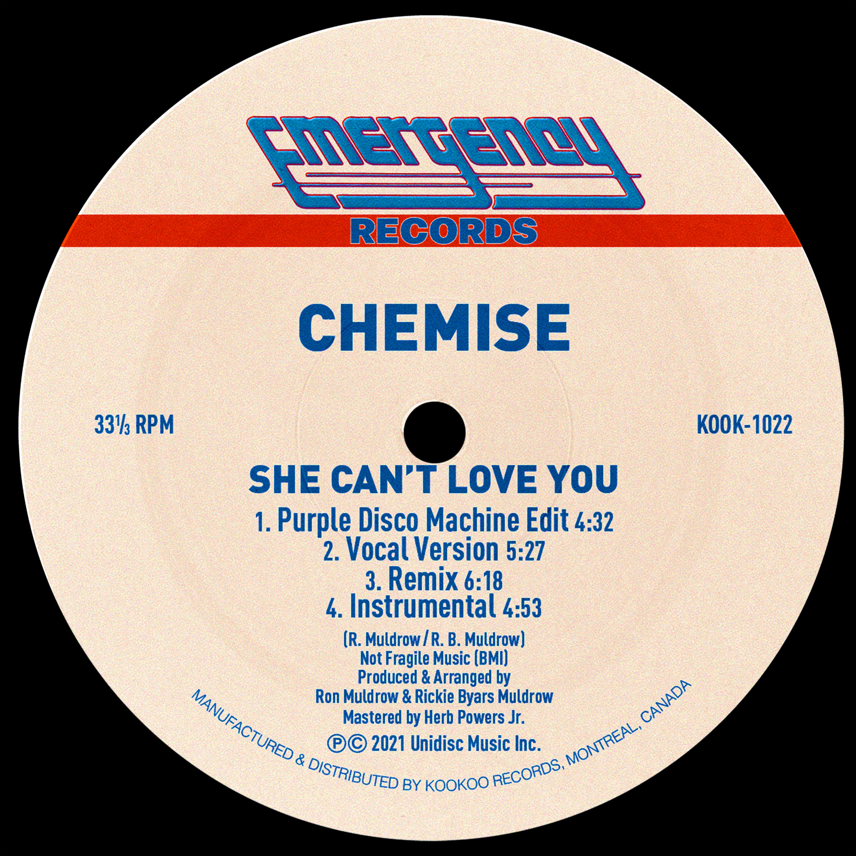 She Can't Love You (Purple Disco Machine Edit) - EP album cover