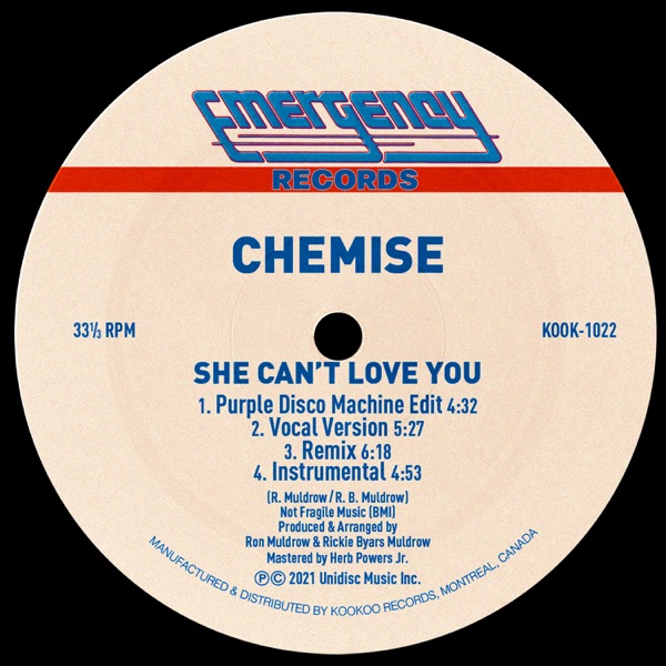 She Can't Love You (Purple Disco Machine Edit) - EP album cover