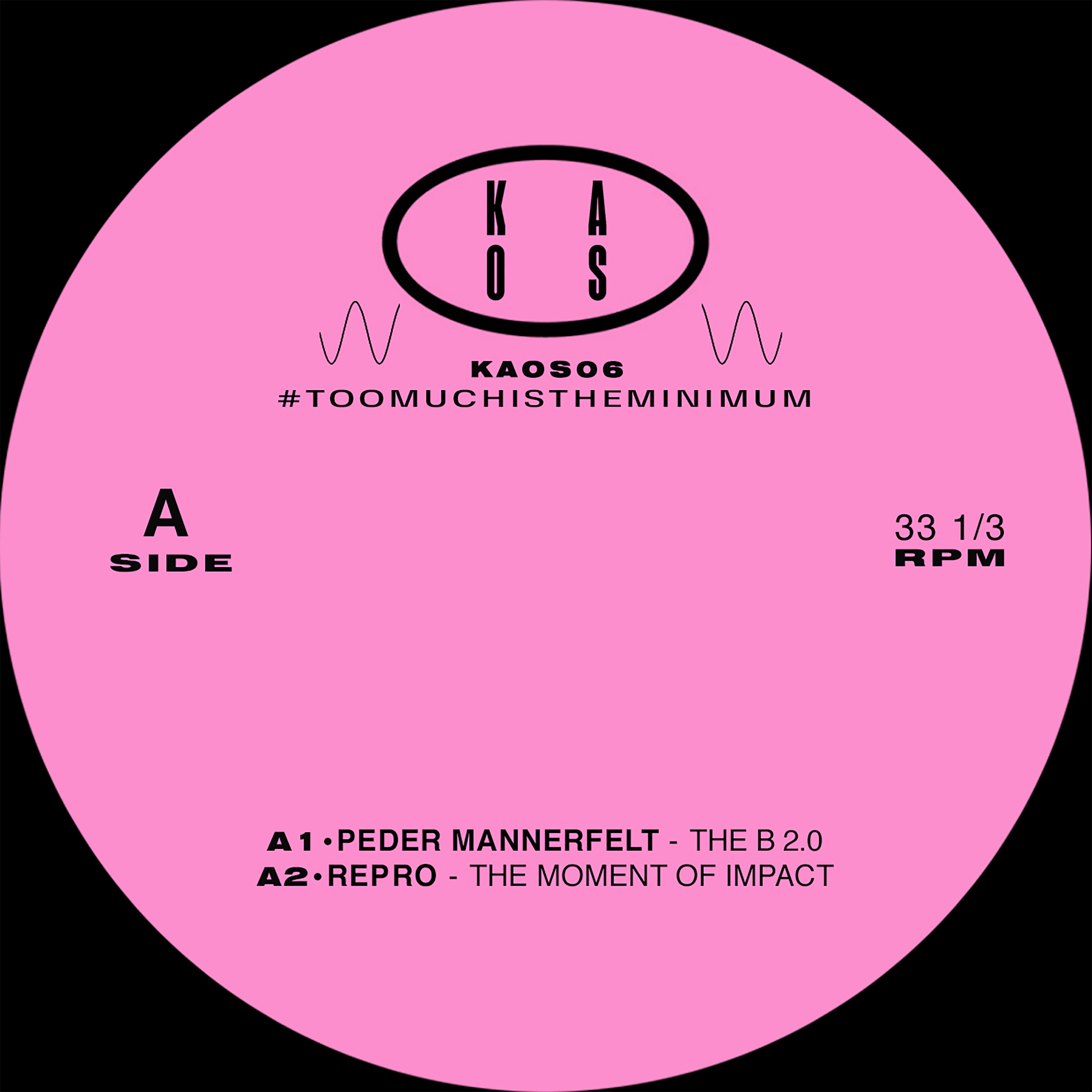 TOOMUCHISTHEMINIMUM - Single album cover