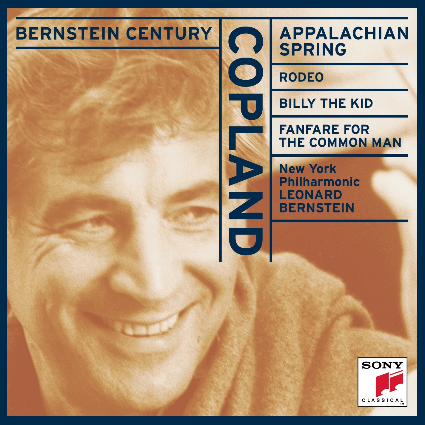 Bernstein Century - Copland: Appalachian Spring, Rodeo, Billy the Kid, Fanfare for the Common Man (B album cover