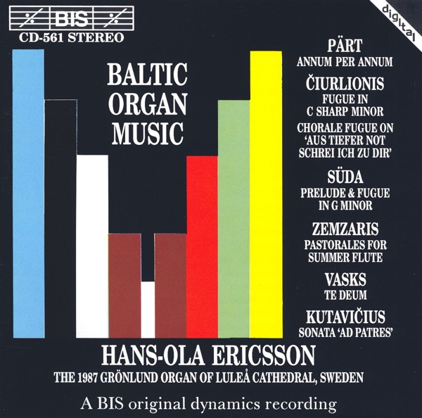 Baltic Organ Music album cover