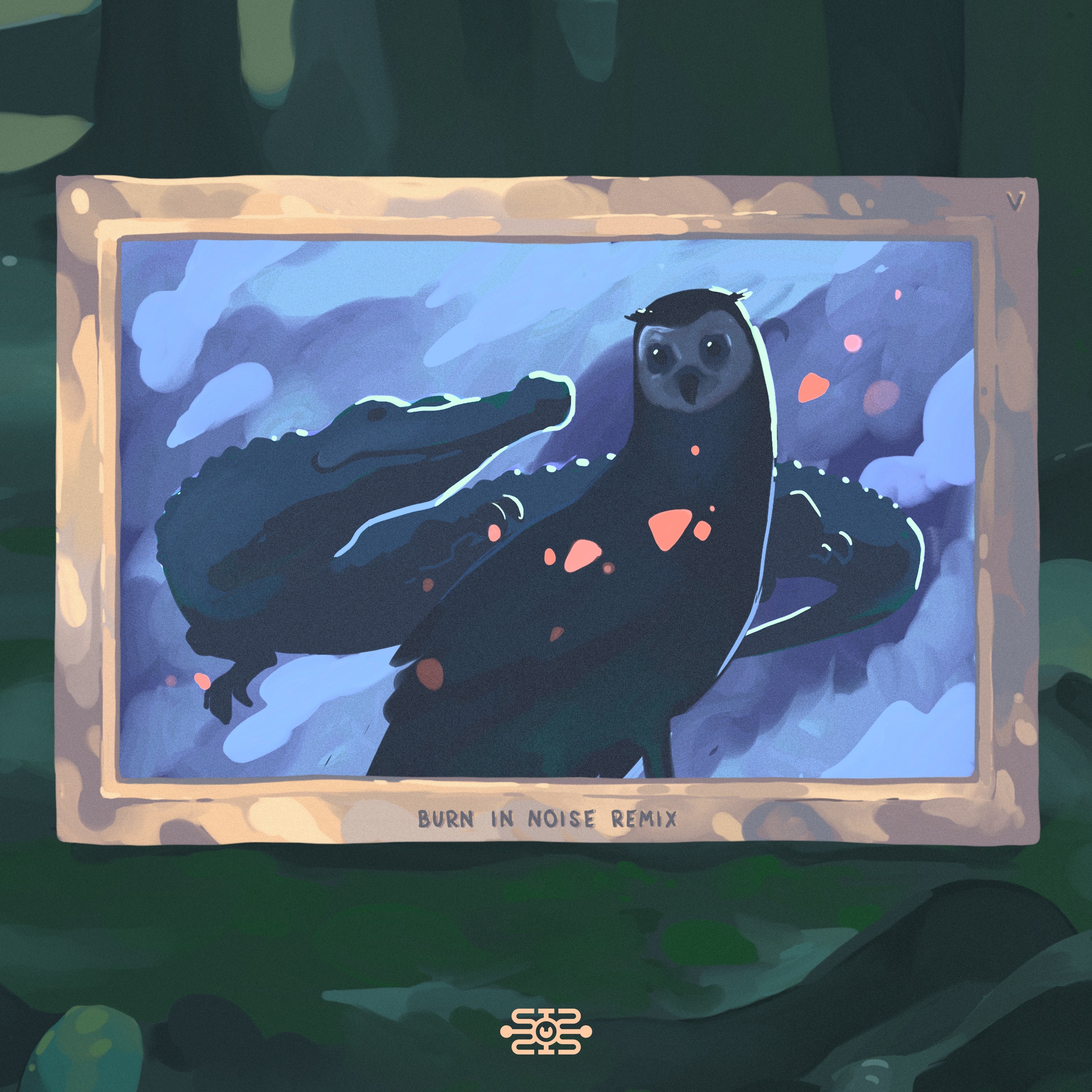 The Croc & the Shaman (Burn in Noise Remix) - Single album cover