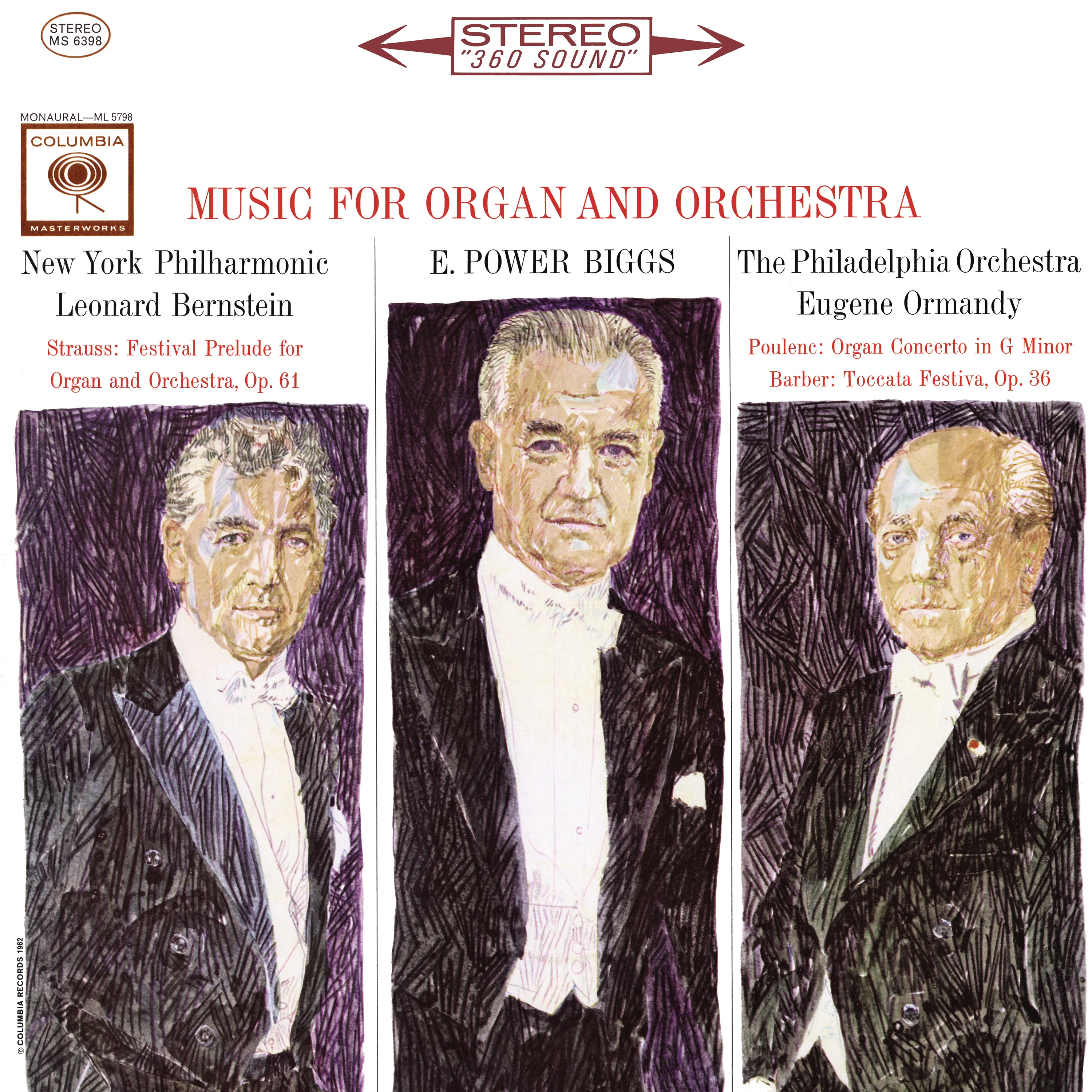 Poulenc & R. Strauss & Barber: Music for Organ and Orchestra (2023 Remastered Version) album cover
