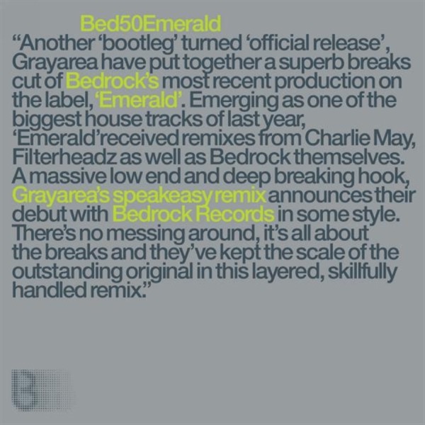 Emerald (Grayarea's Speakeasy remix) - EP album cover