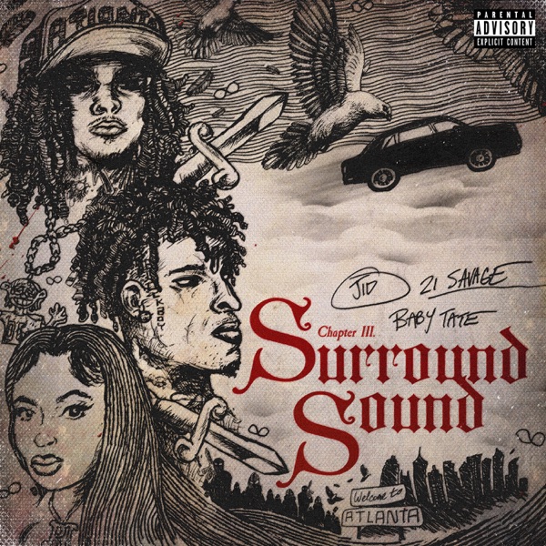 Surround Sound (feat. 21 Savage & Baby Tate) - Single album cover