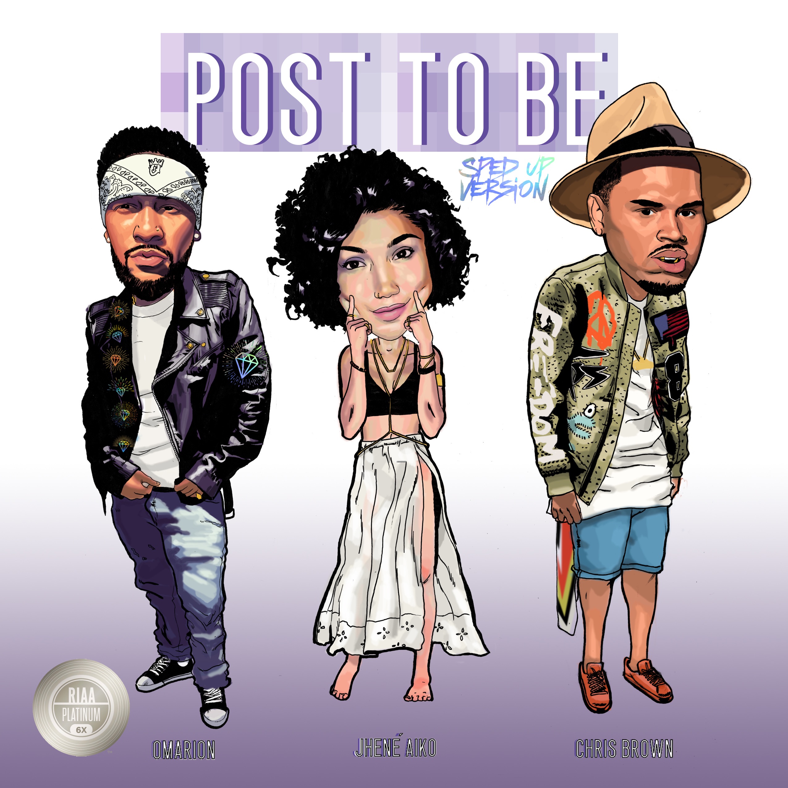 Post to Be (feat. Chris Brown & Jhené Aiko) [Sped Up] - Single album cover