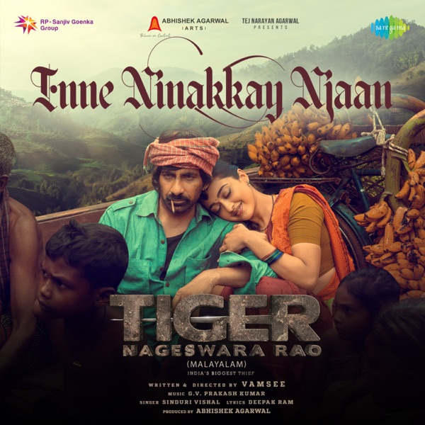 Enne Ninakkay Njaan (From "Tiger Nageswara Rao") - Single album cover