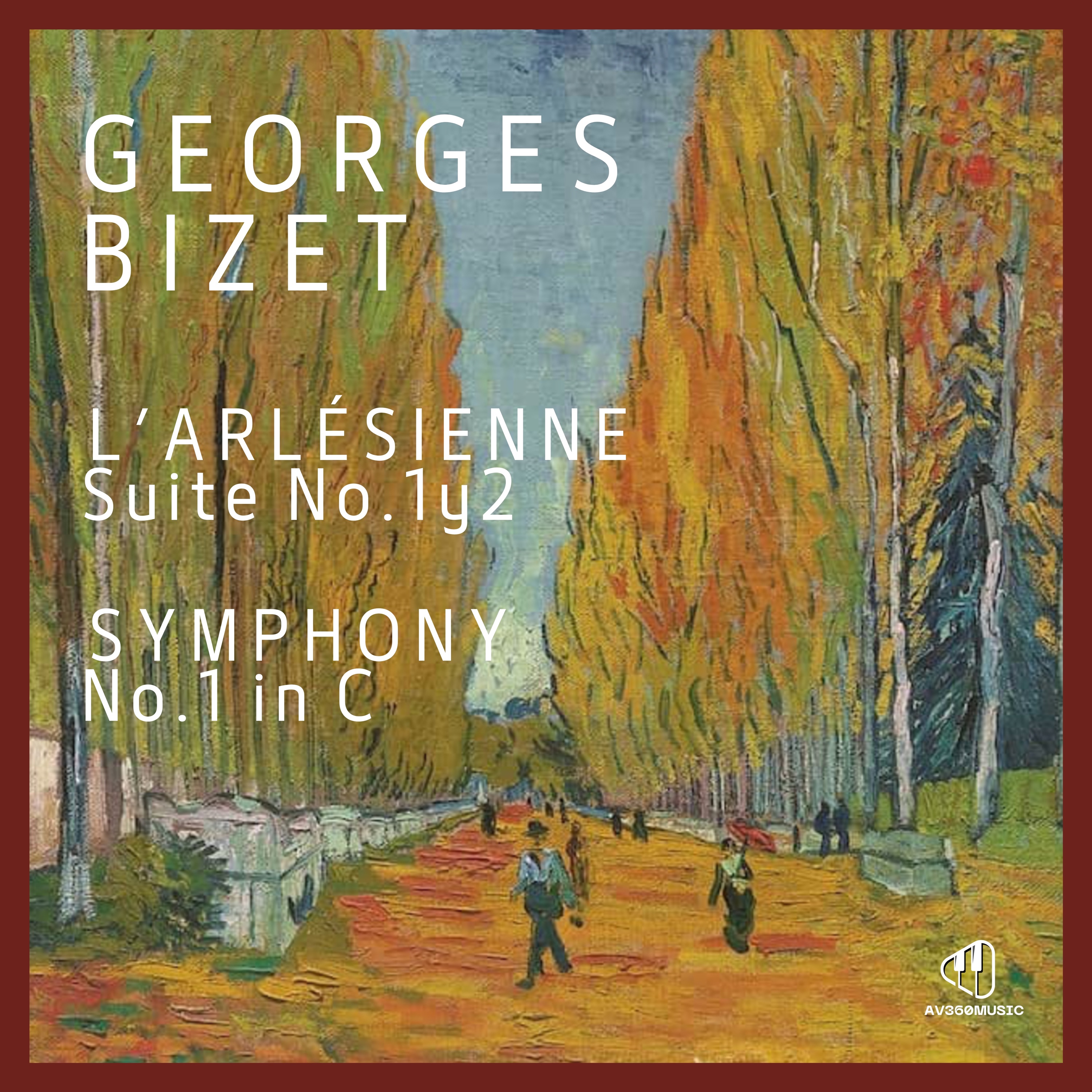 L'Arlésienne Suite No. 1 y 2 - Symphony No. 1 in C album cover