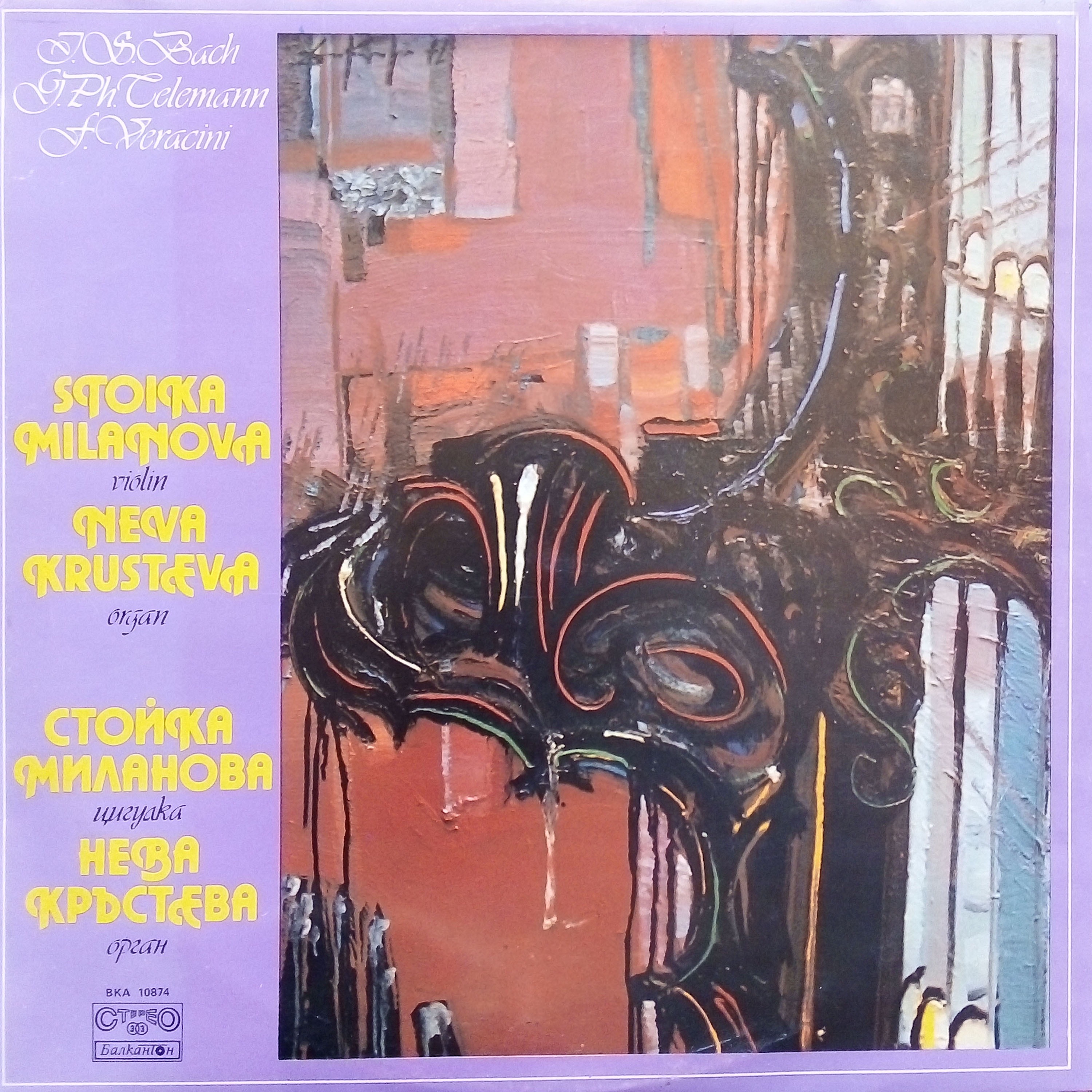 Telemann - Bach - Veracini: Sonatas album cover