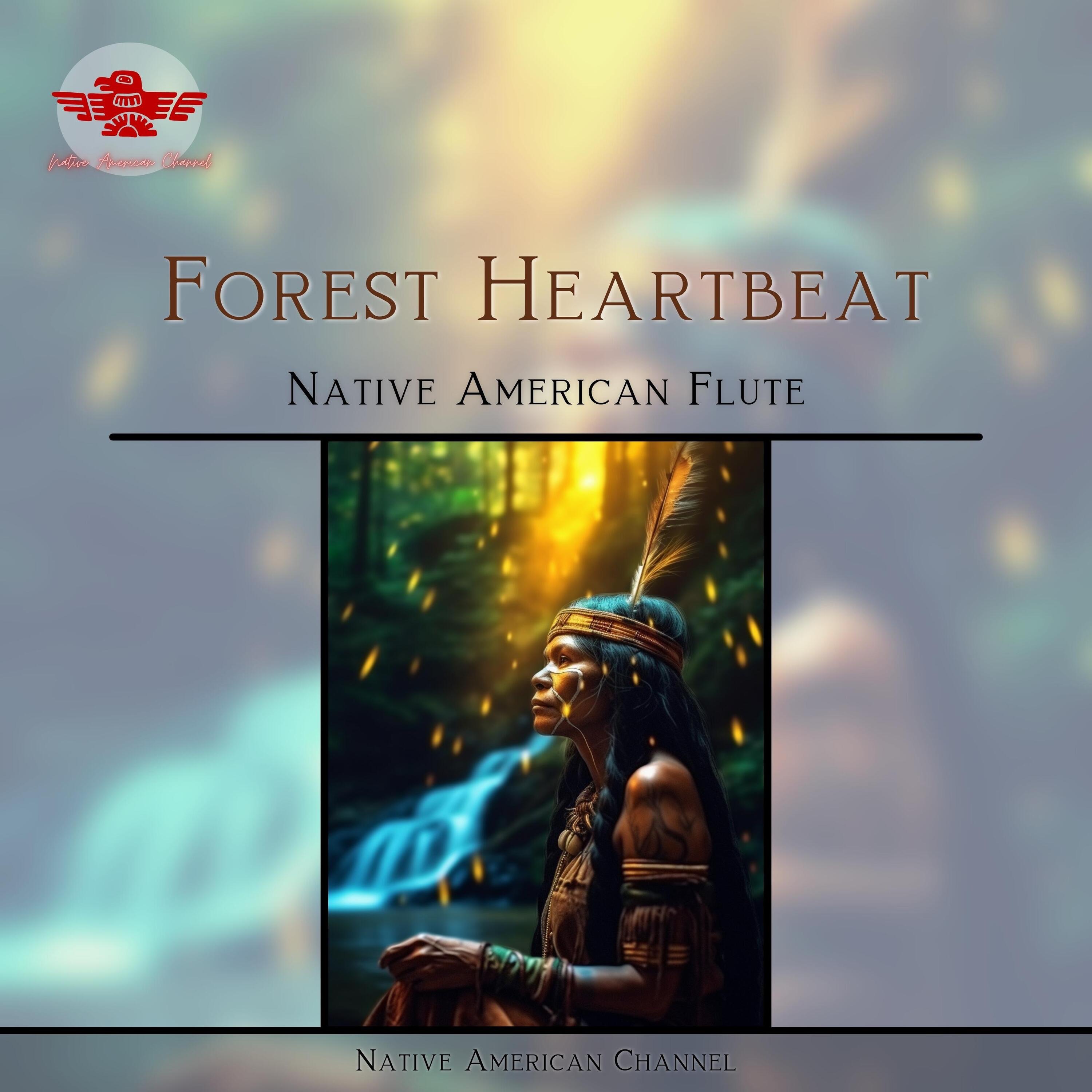 Forest Heartbeat: Native American Flute & Rustling Leaves album cover
