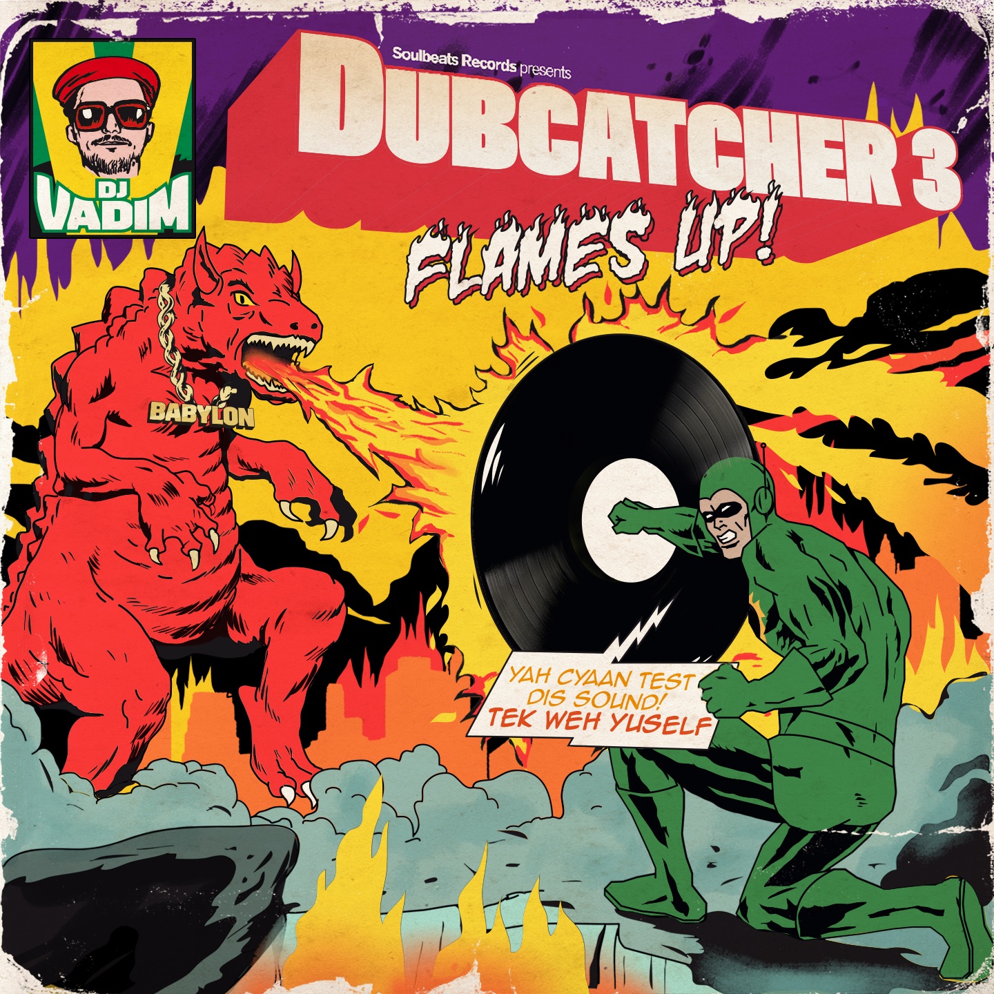 Dubcatcher 3 - Flames Up album cover