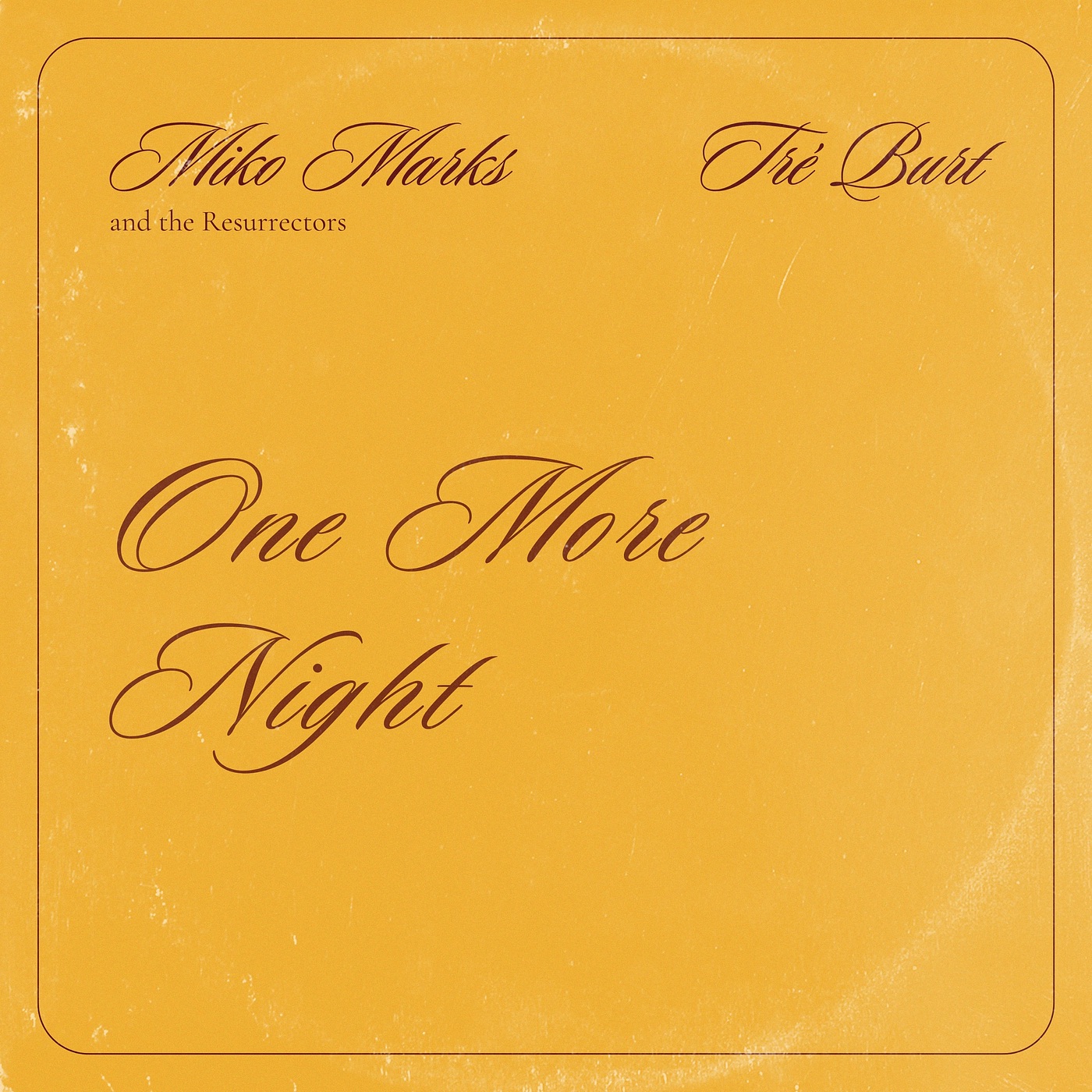 One More Night - Single album cover