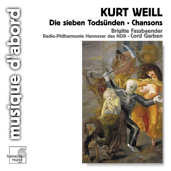 Weill: Die sieben Todsünden & Chansons album cover