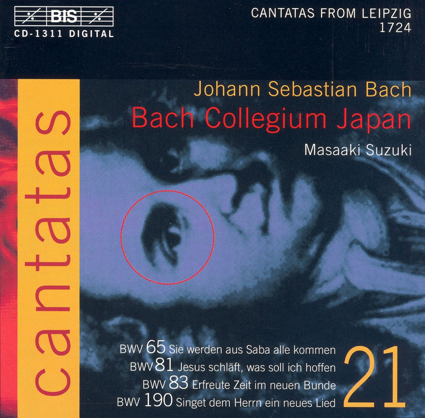 Bach, J.S.: Cantatas, Vol. 21  - Bwv 65, 81, 83, 190 album cover