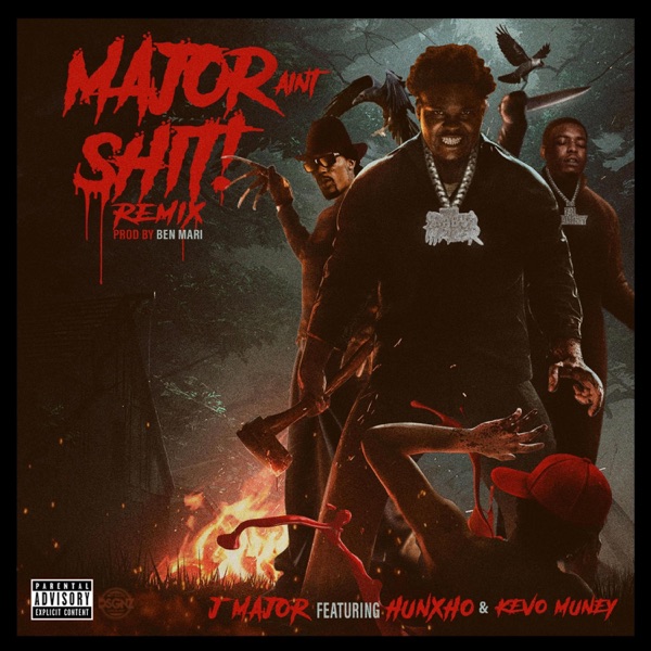 Major Ain't Shit (feat. Hunxho & Kevo Muney) [Remix] - Single album cover