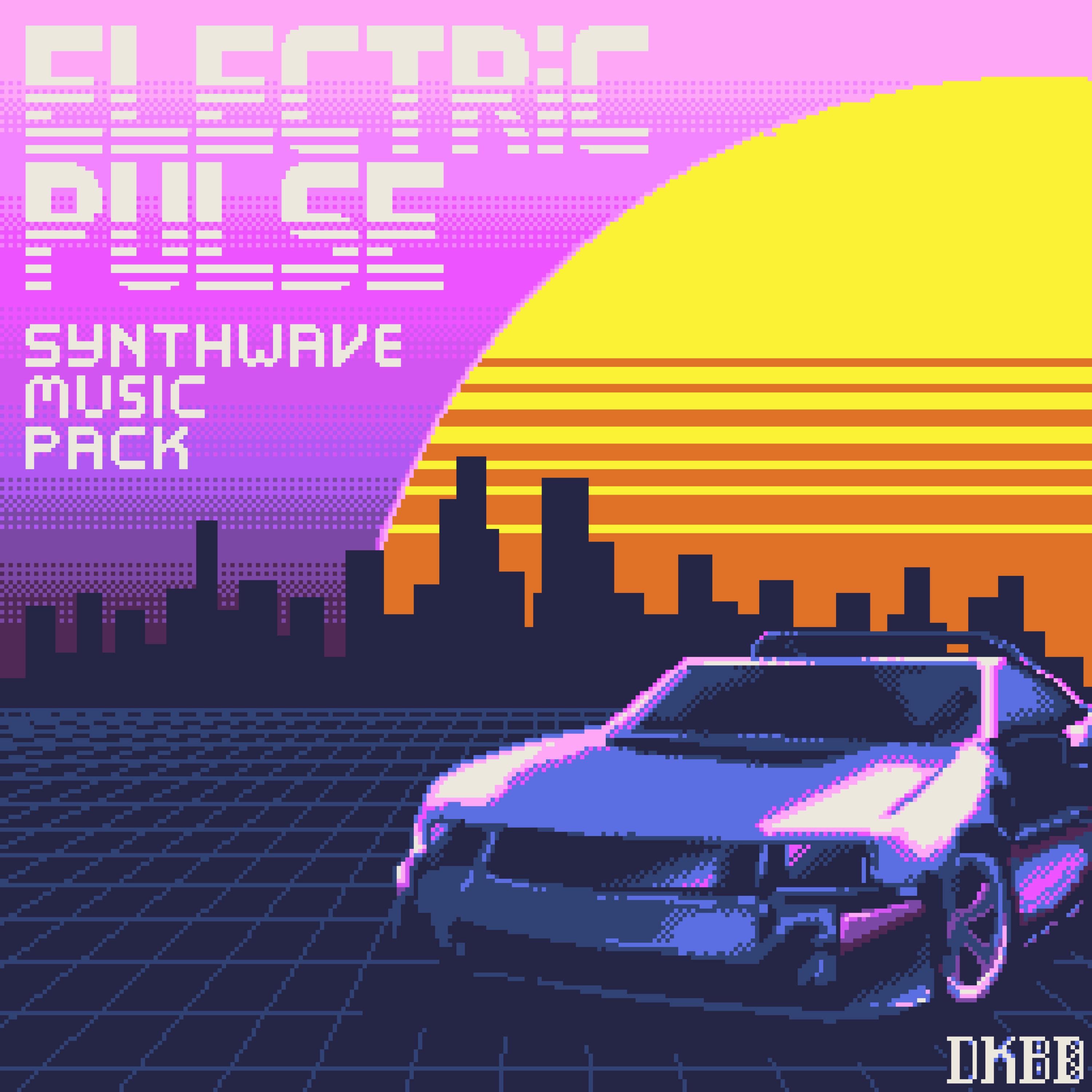 Electric Pulse, Synthwave Retro Futuristic Music Pack (Original Game Soundtrack) album cover