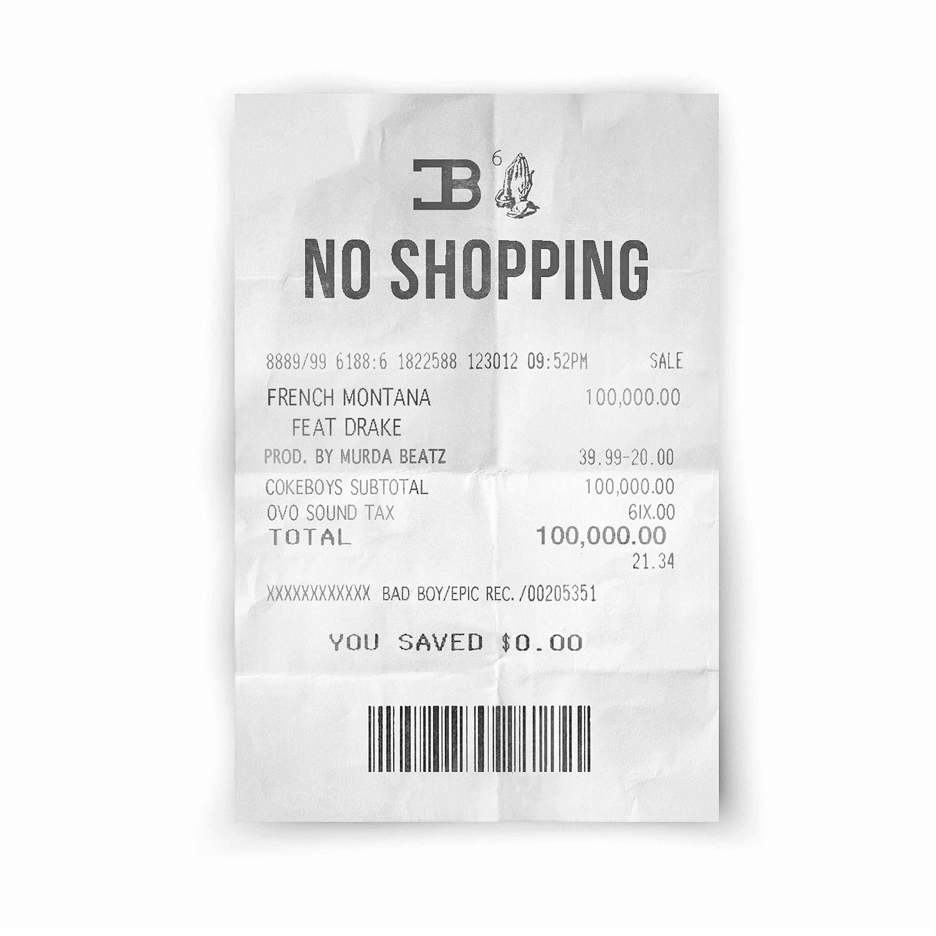 No Shopping (feat. Drake) - Single album cover