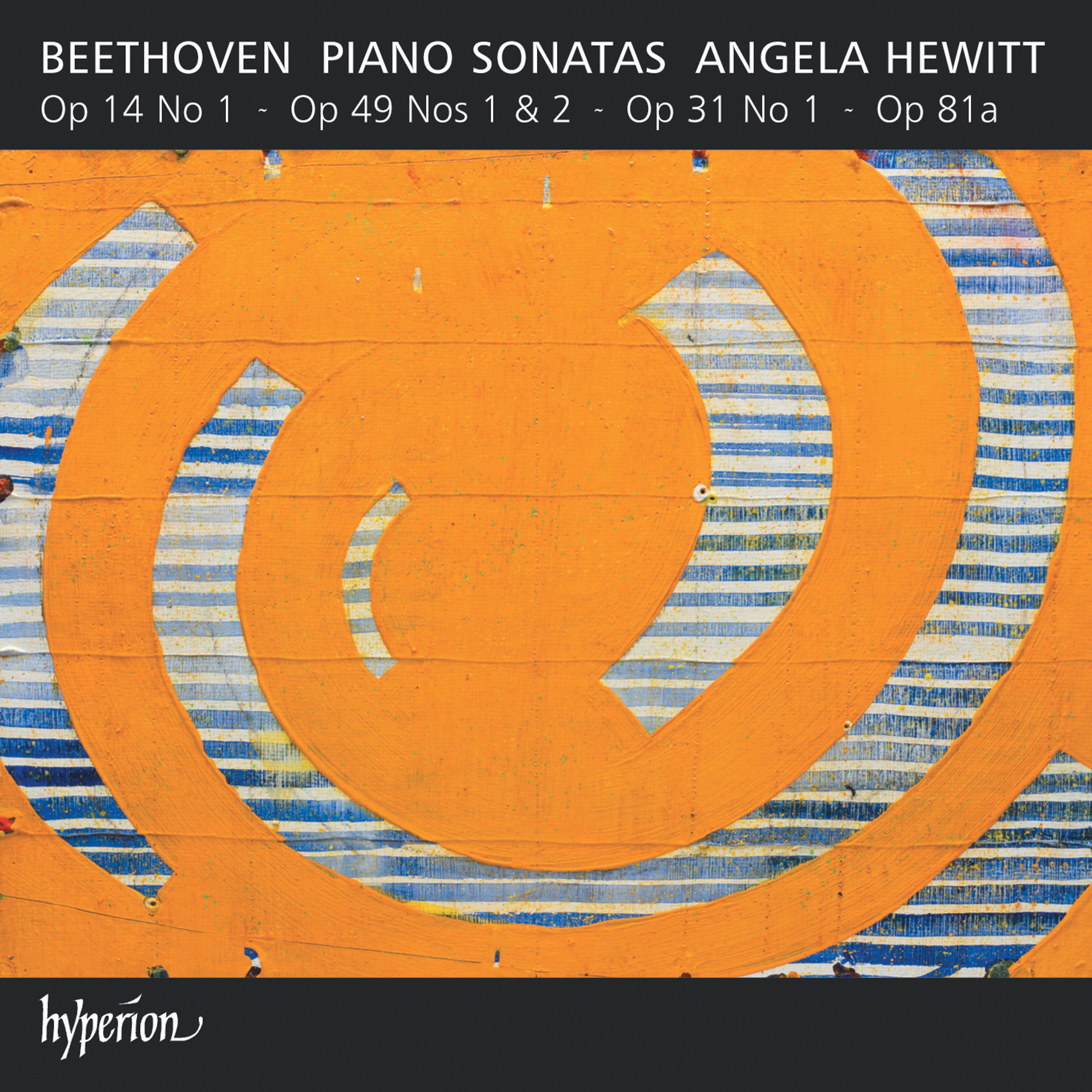 Beethoven: Piano Sonatas, Op. 14/1;, Op. 31/1;, Op. 49 &, Op. 81a "Les adieux" album cover
